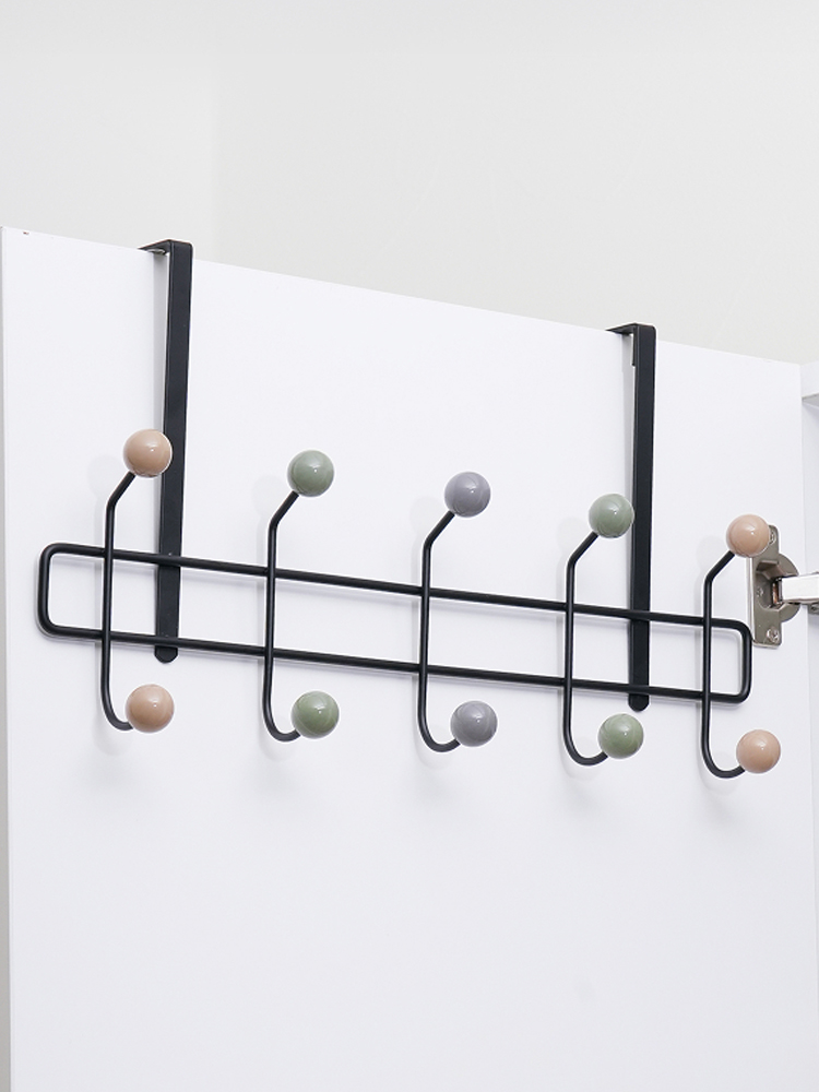 10-color ball door hook