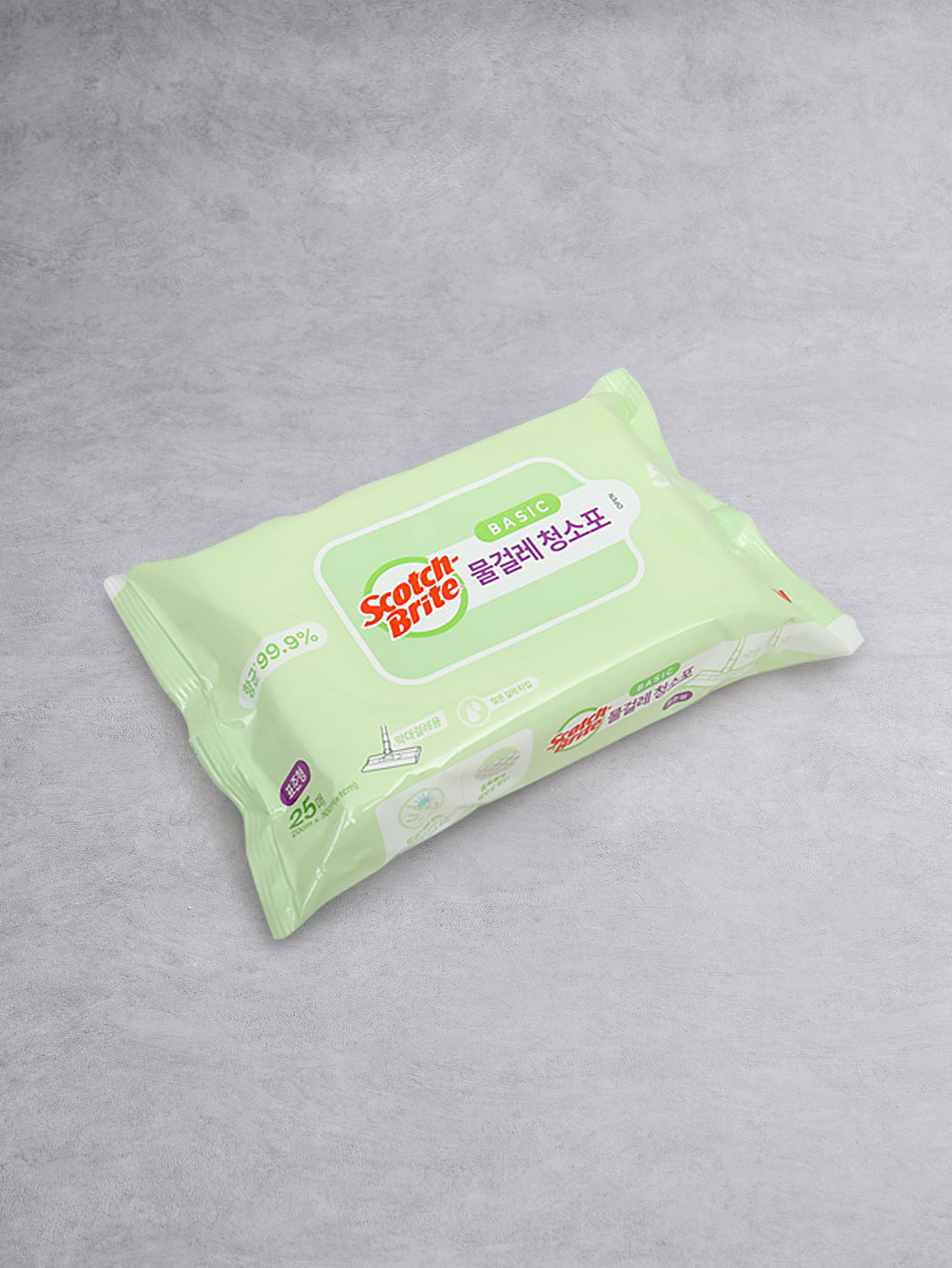 25 sheets of 3M wet cleaning cloth