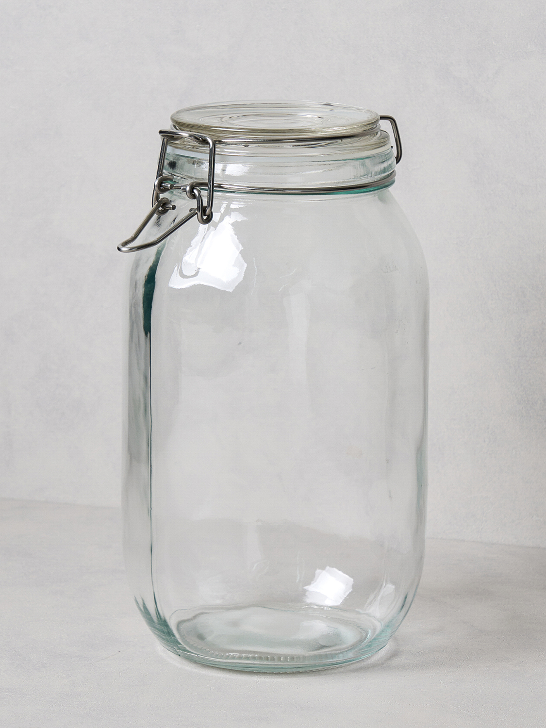 걸쇠형 유리 저장 용기 2.2 L