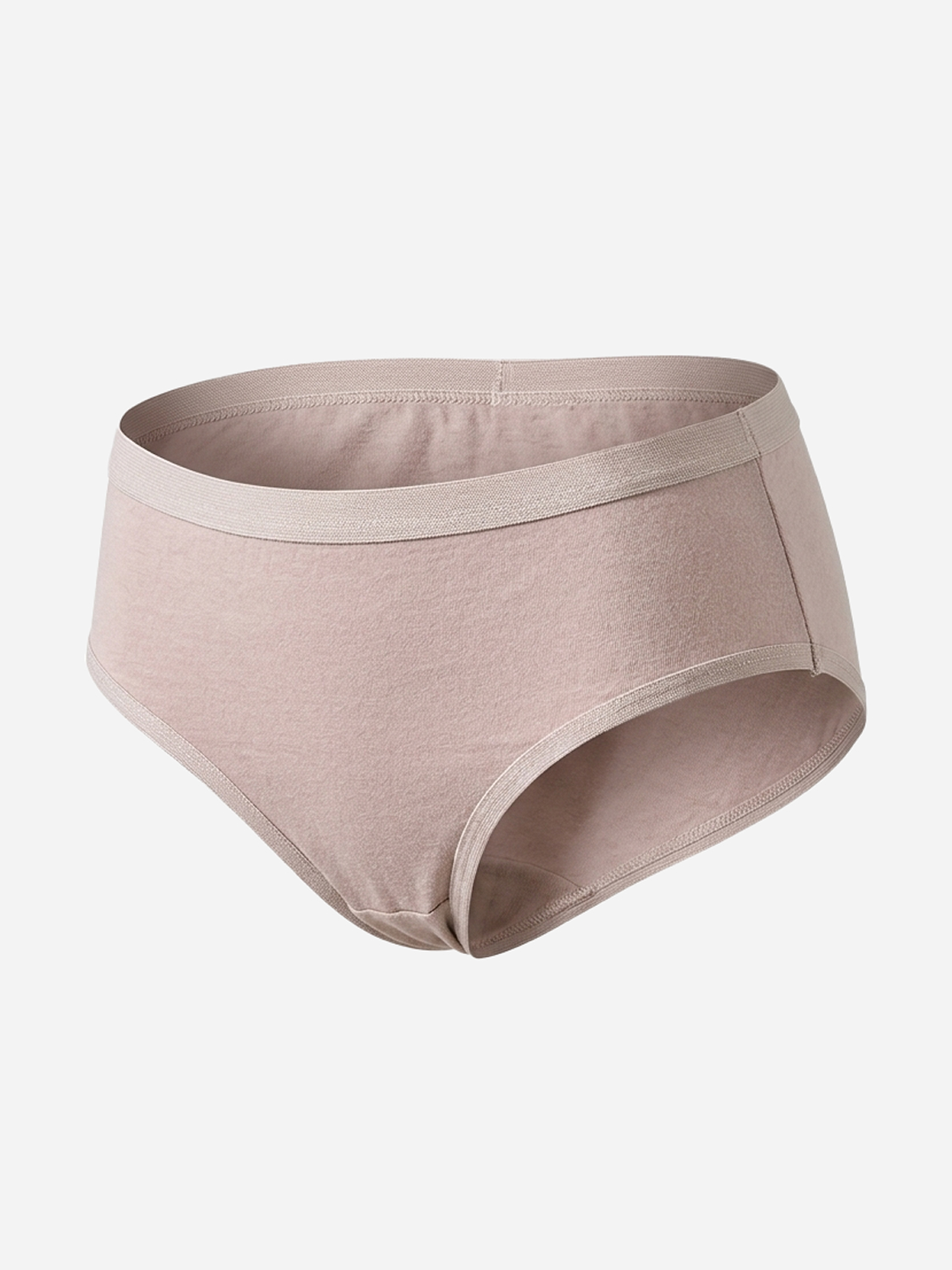 [Women] Cotton Middle Waist Basic Panties 90/95/100 Beige