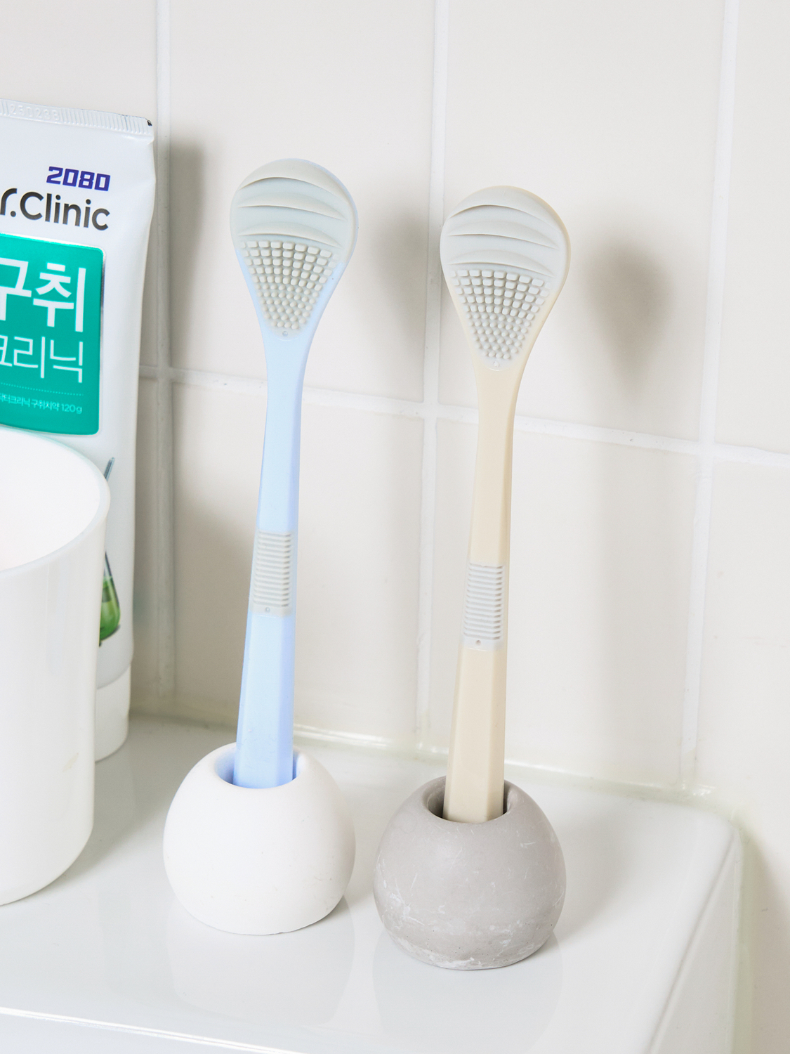 2-stage tongue cleaners (2 packs)