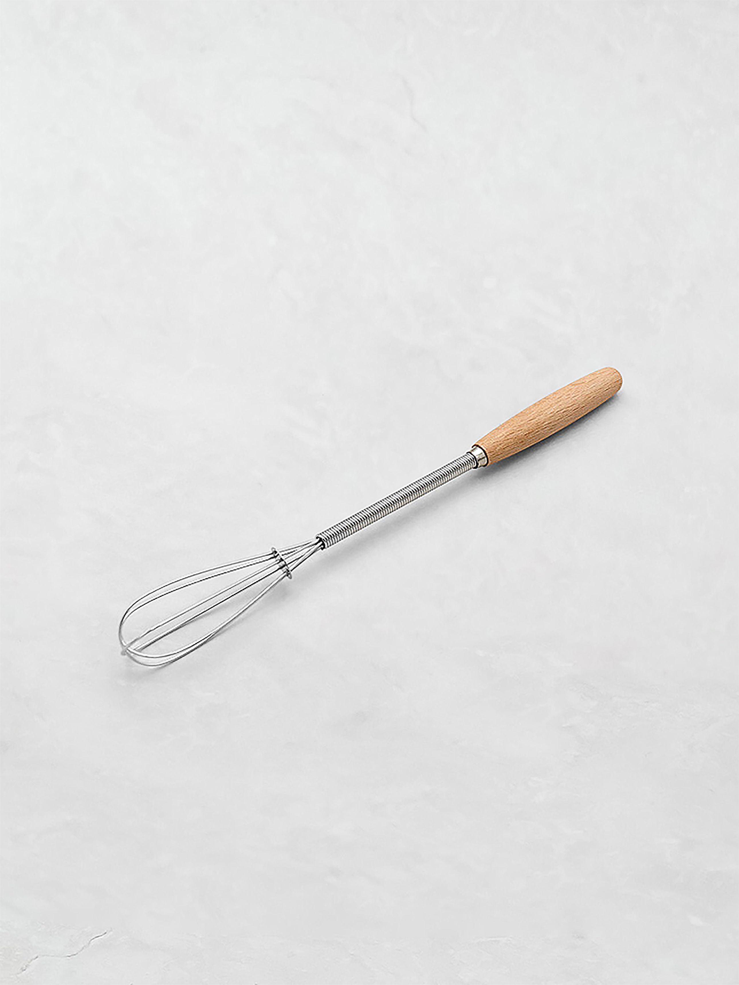 Long neck wood handle mini whisk