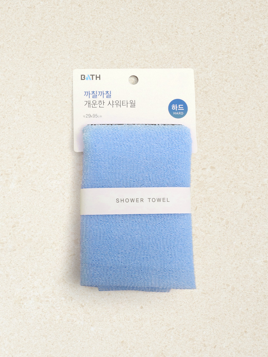 wave shower towel