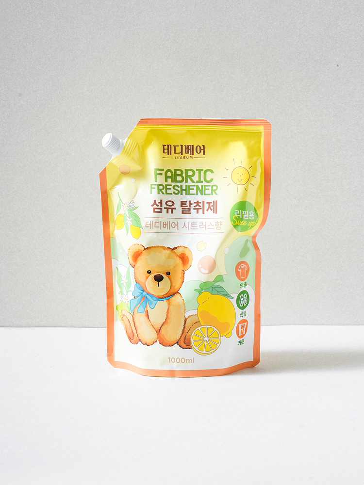 Teddy Bear Fabric Deodorant Refill 1 L Citrus Scent