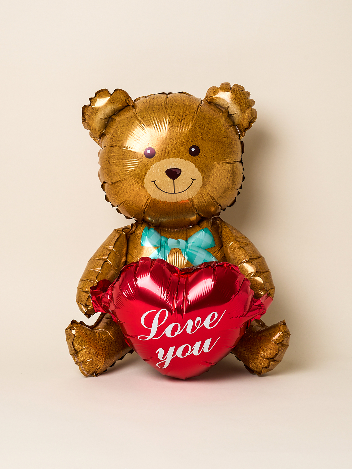 1 heart bear balloon
