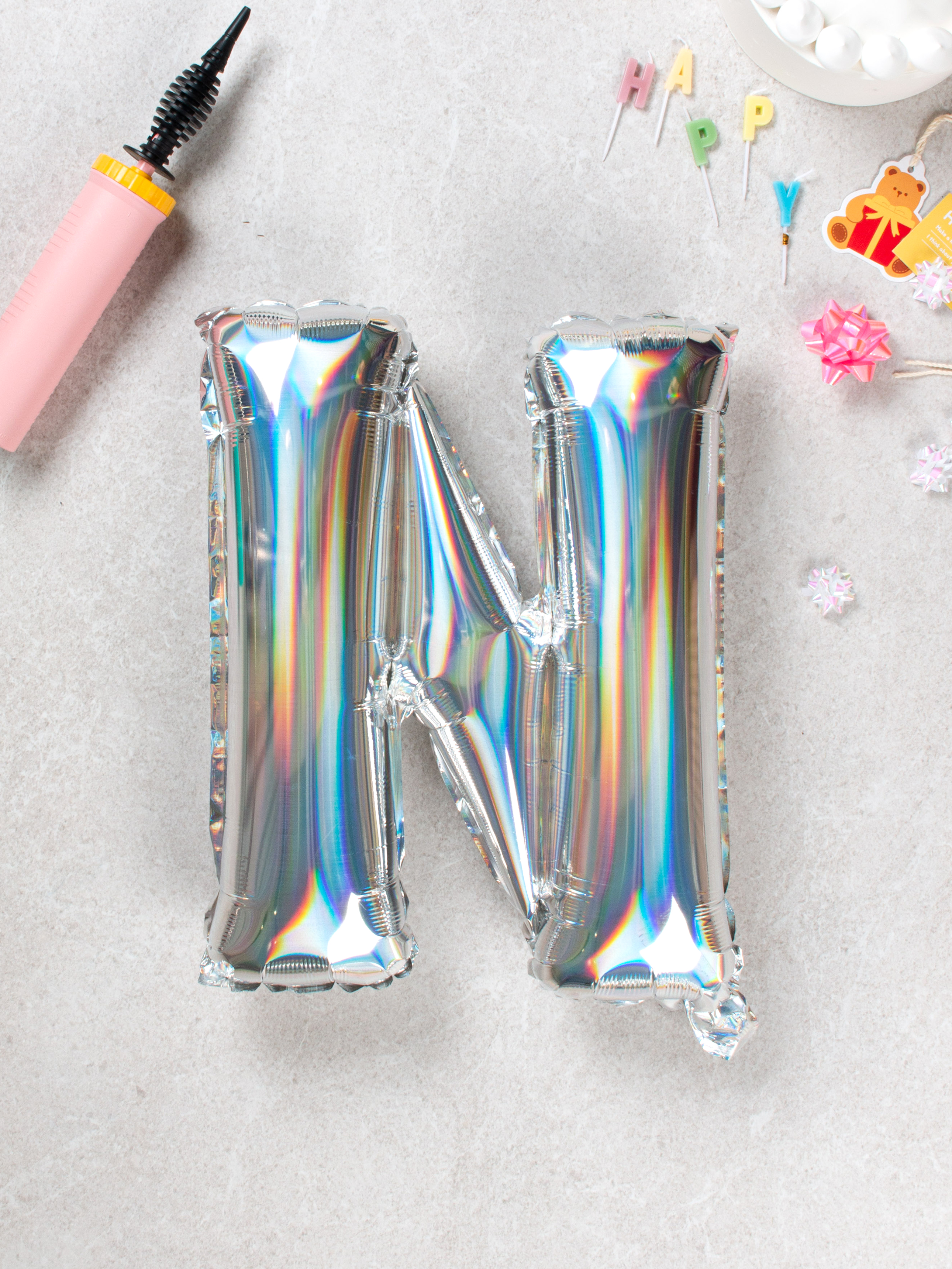 alphabet balloon N