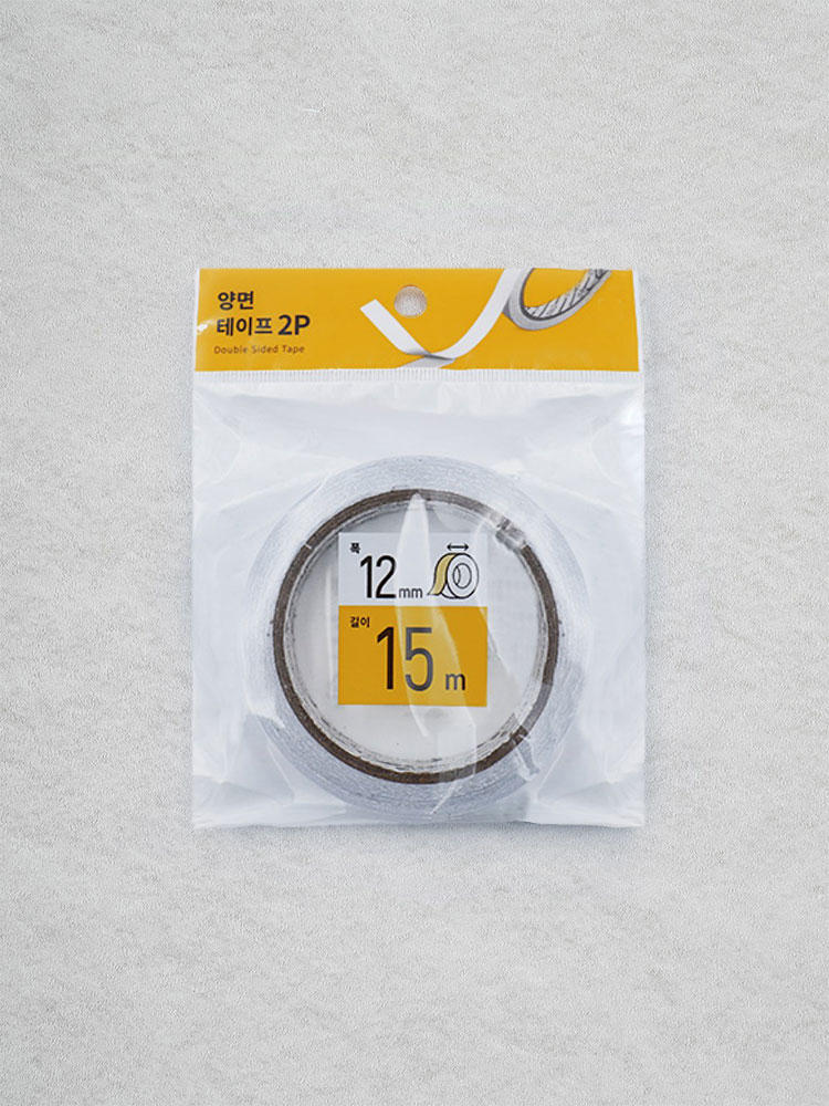 Double-sided tape 12mmX15m, 2 pieces