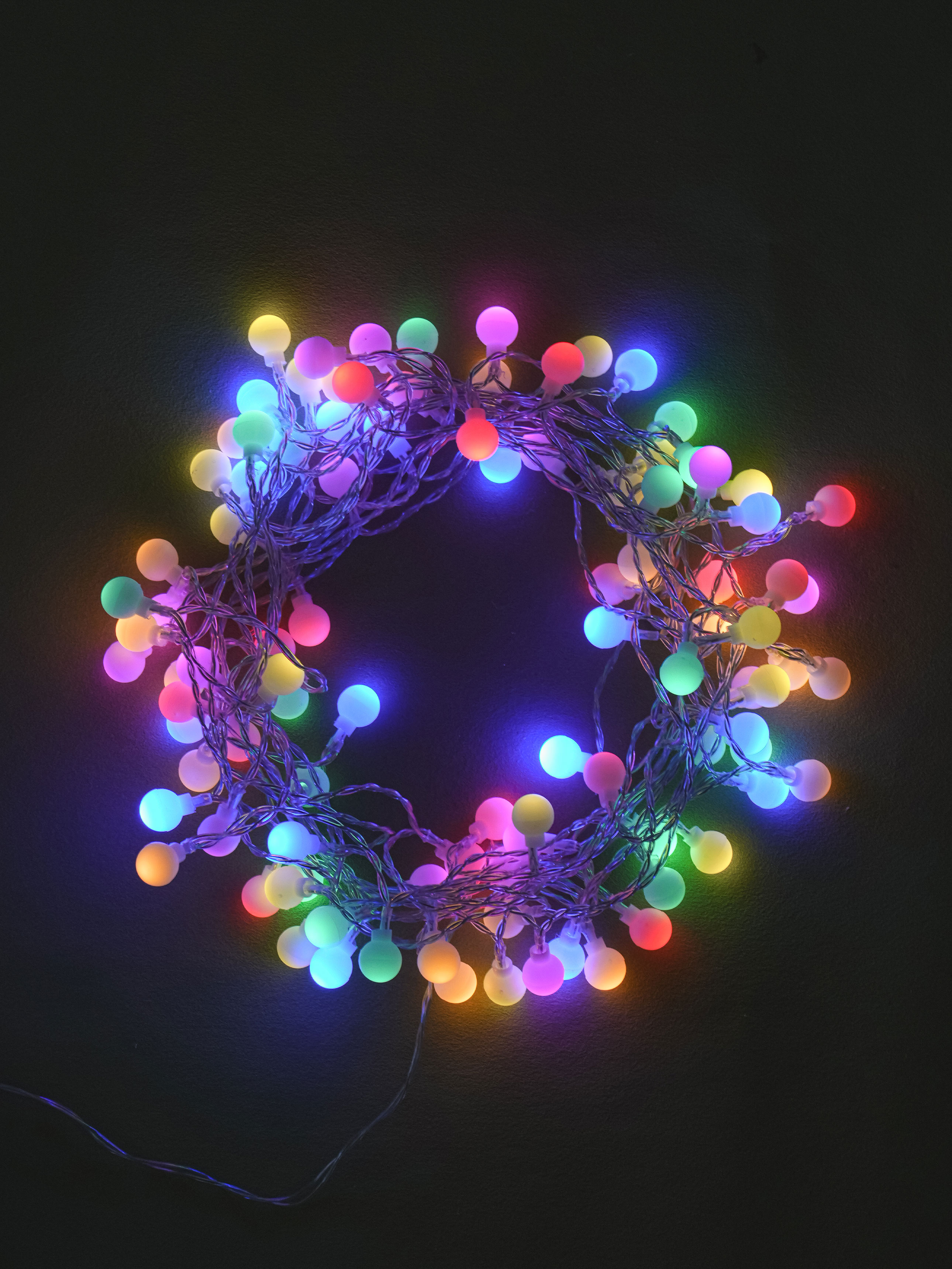Interior LED Mini Cherry 100 bulbs, 6 colors