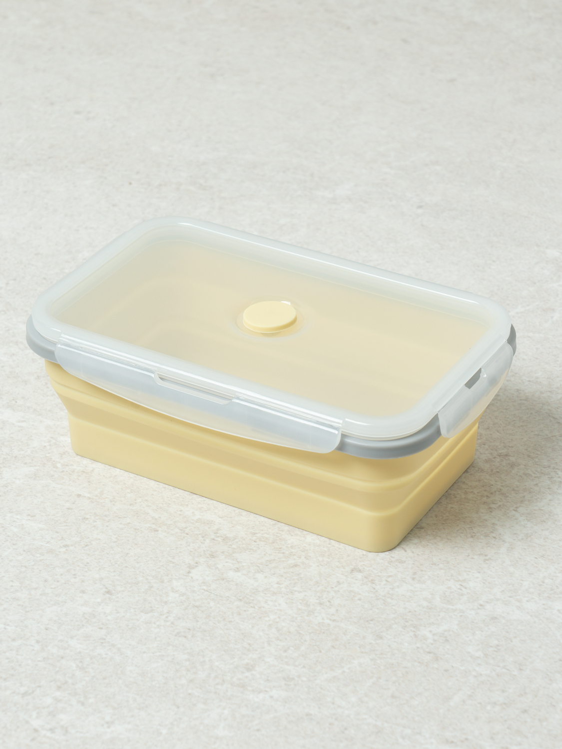 Foldable silicone square container 1250 ml