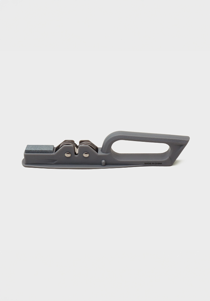 stainless steel knife sharpener gray