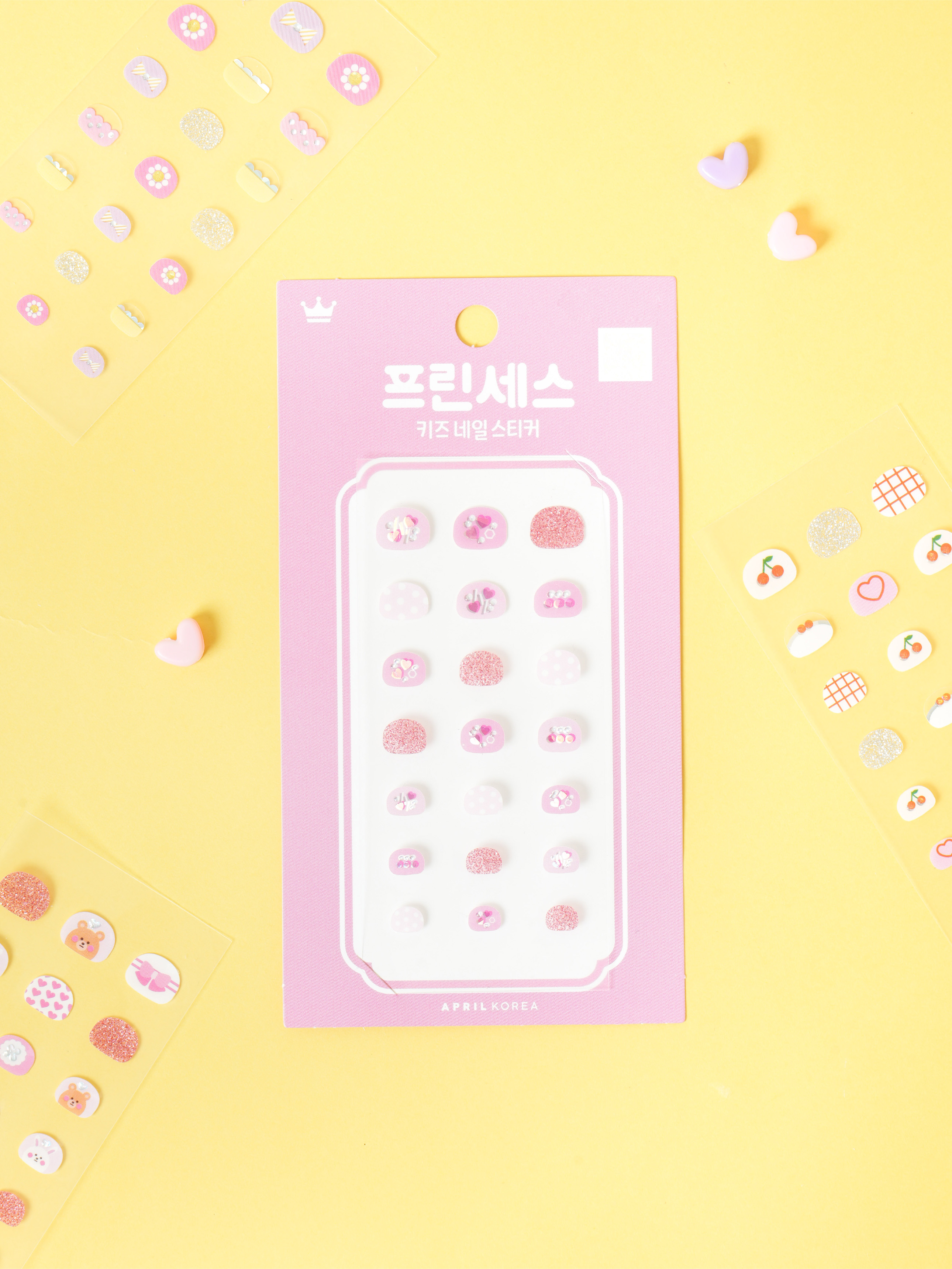 프린세스 키즈 네일 스티커