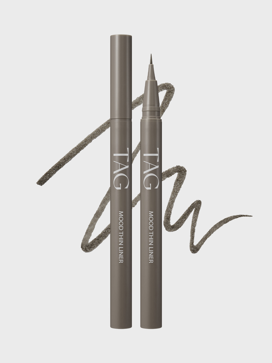 [No. 1 Mute Brown] Tag Mood Thin Liner