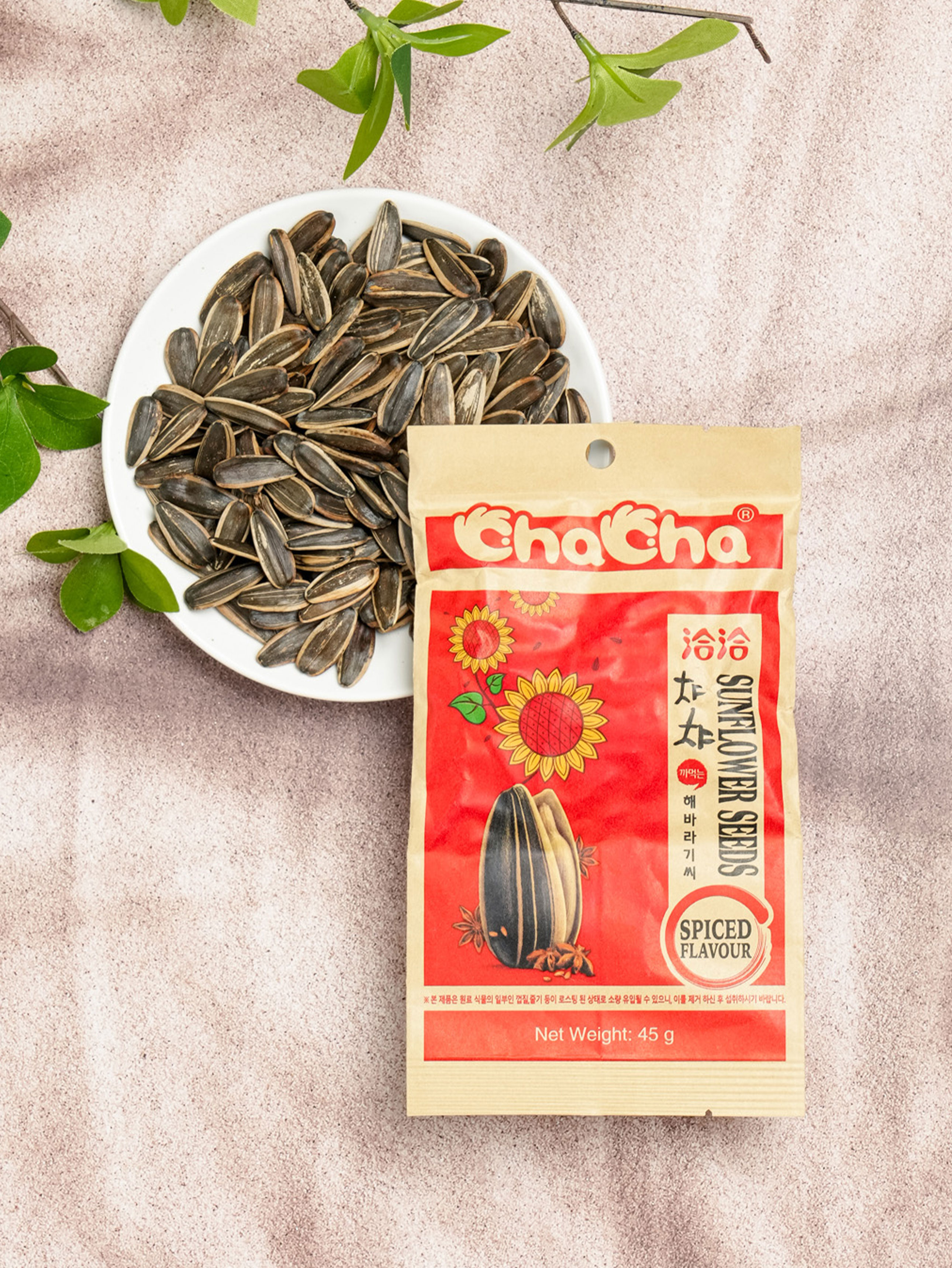 Chacha sunflower seed seasoning flavor 45 g