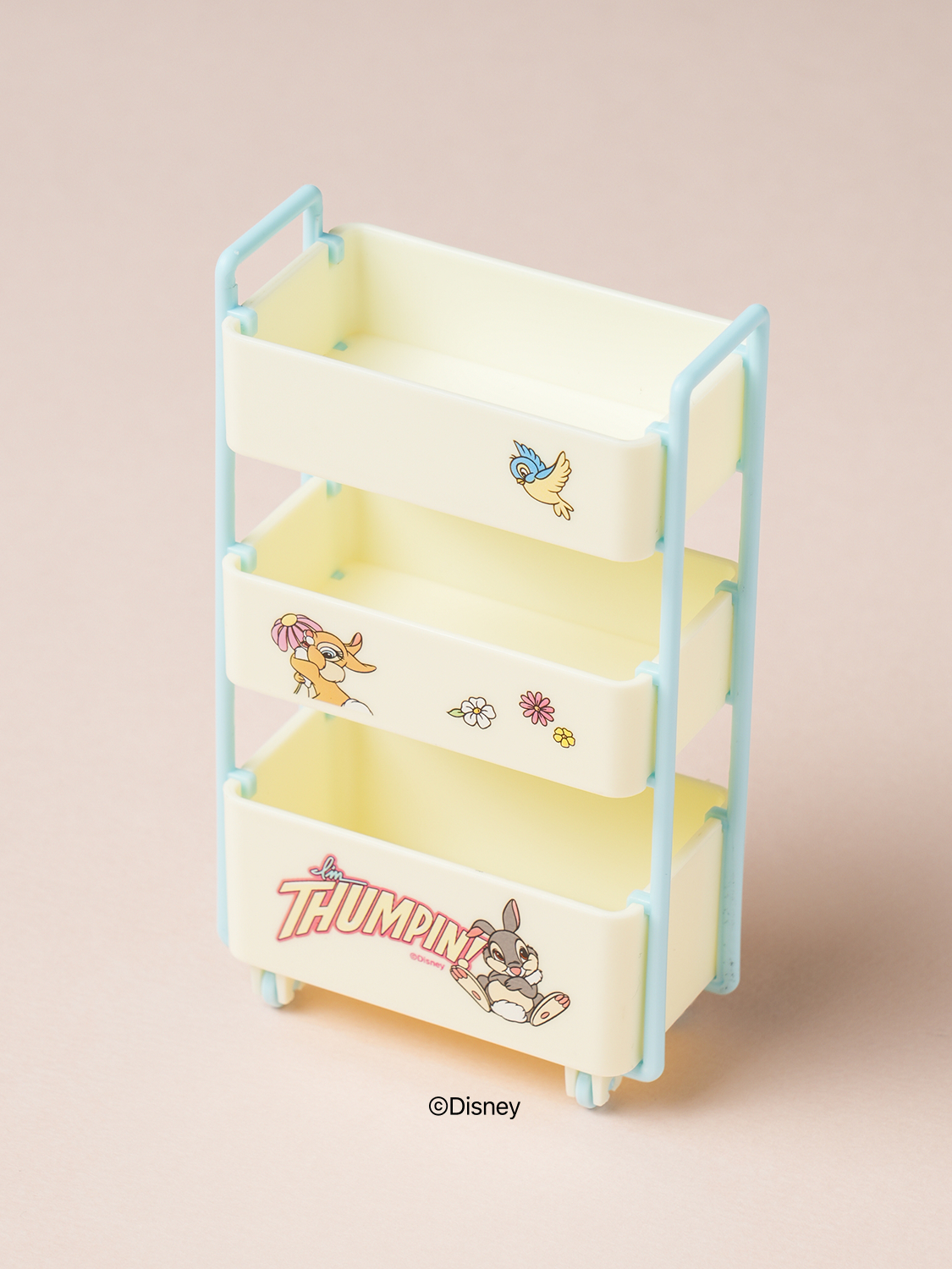Disney Animals Mini 3-tier Trolley Yellow