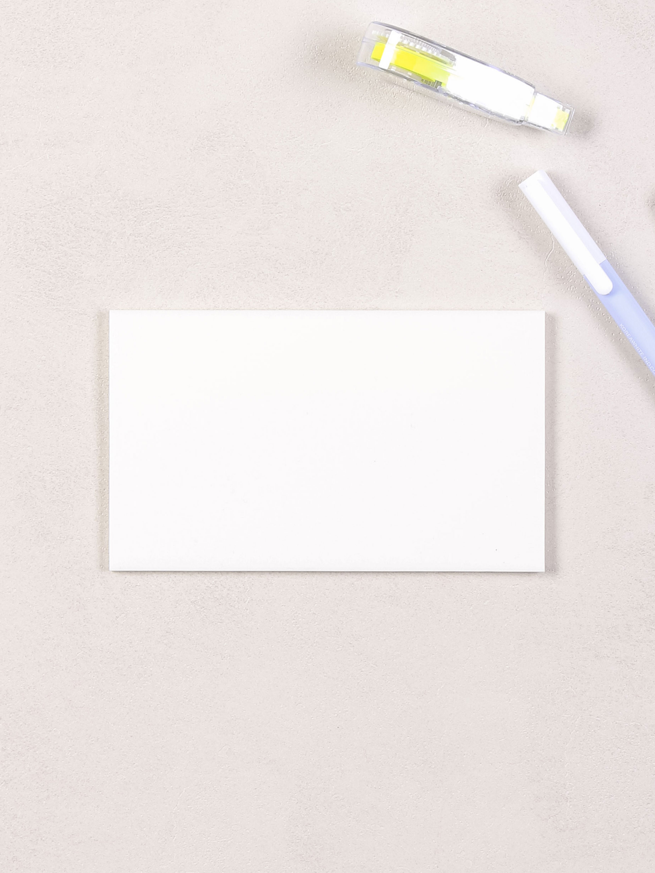 Transparent PET sticky note 125