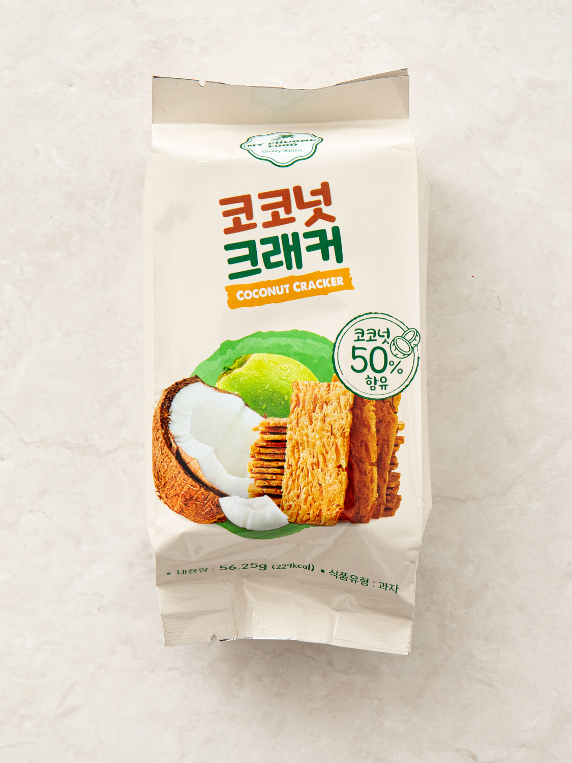 56.25 g coconut crackers