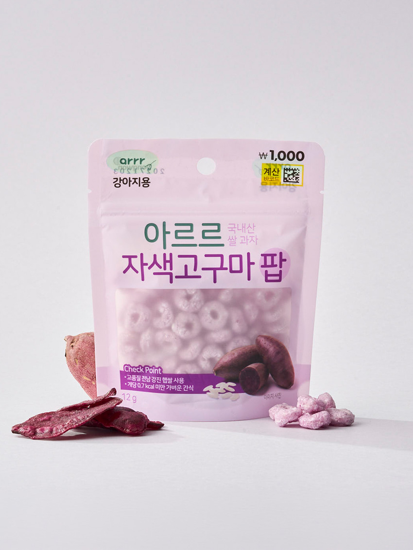 [펫] 아르르 자색고구마 팝 12 g