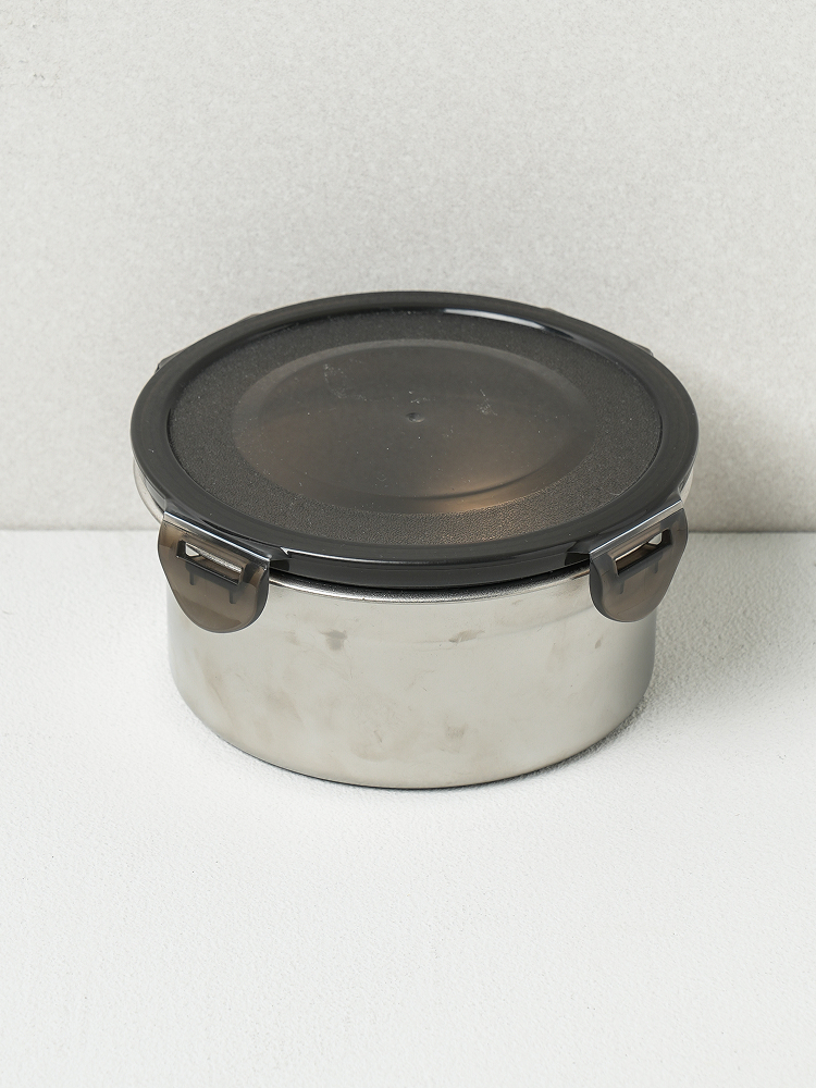 Stainless steel round sealed cupboard 550 ml