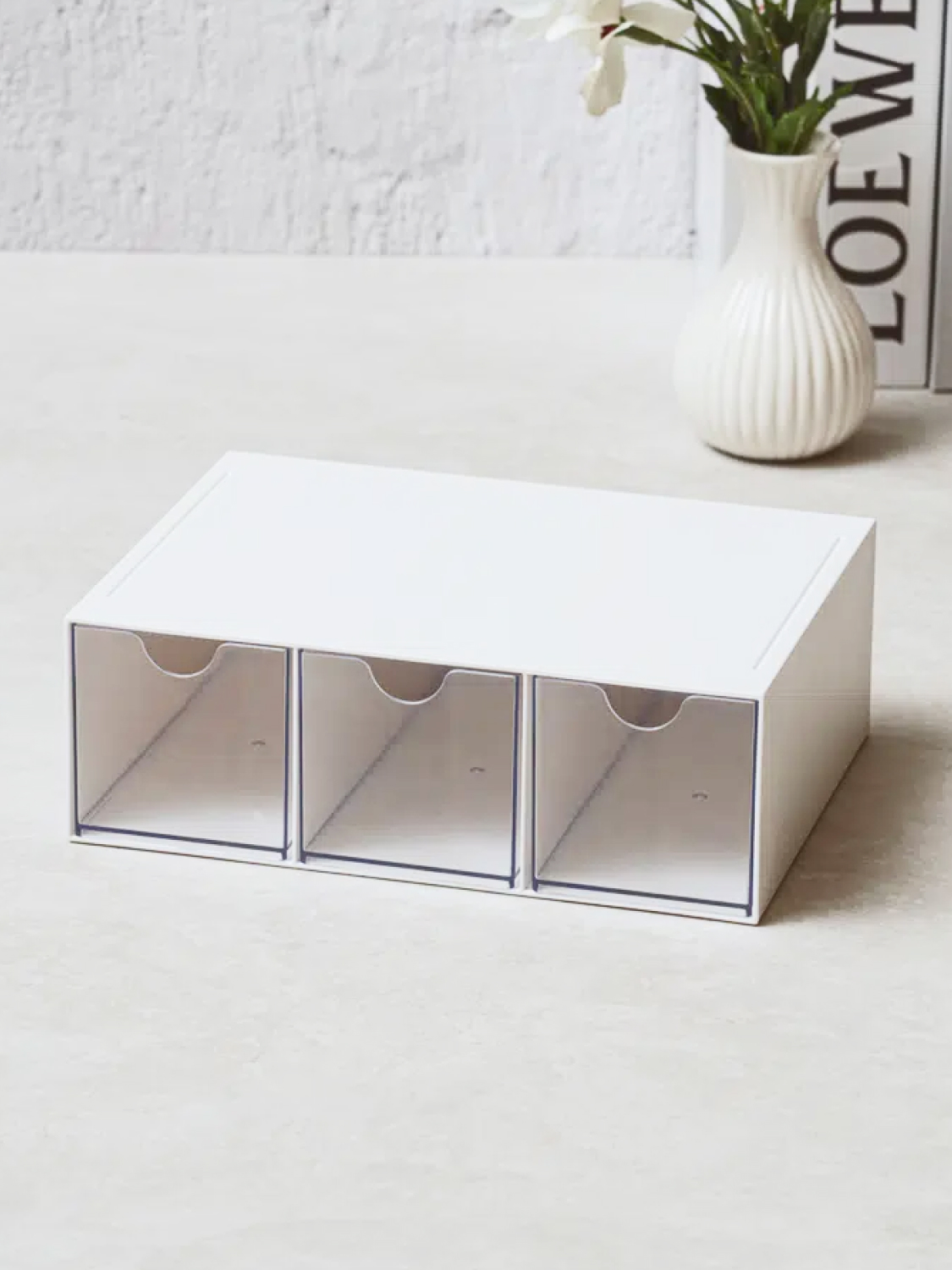3-compartment stackable dresser