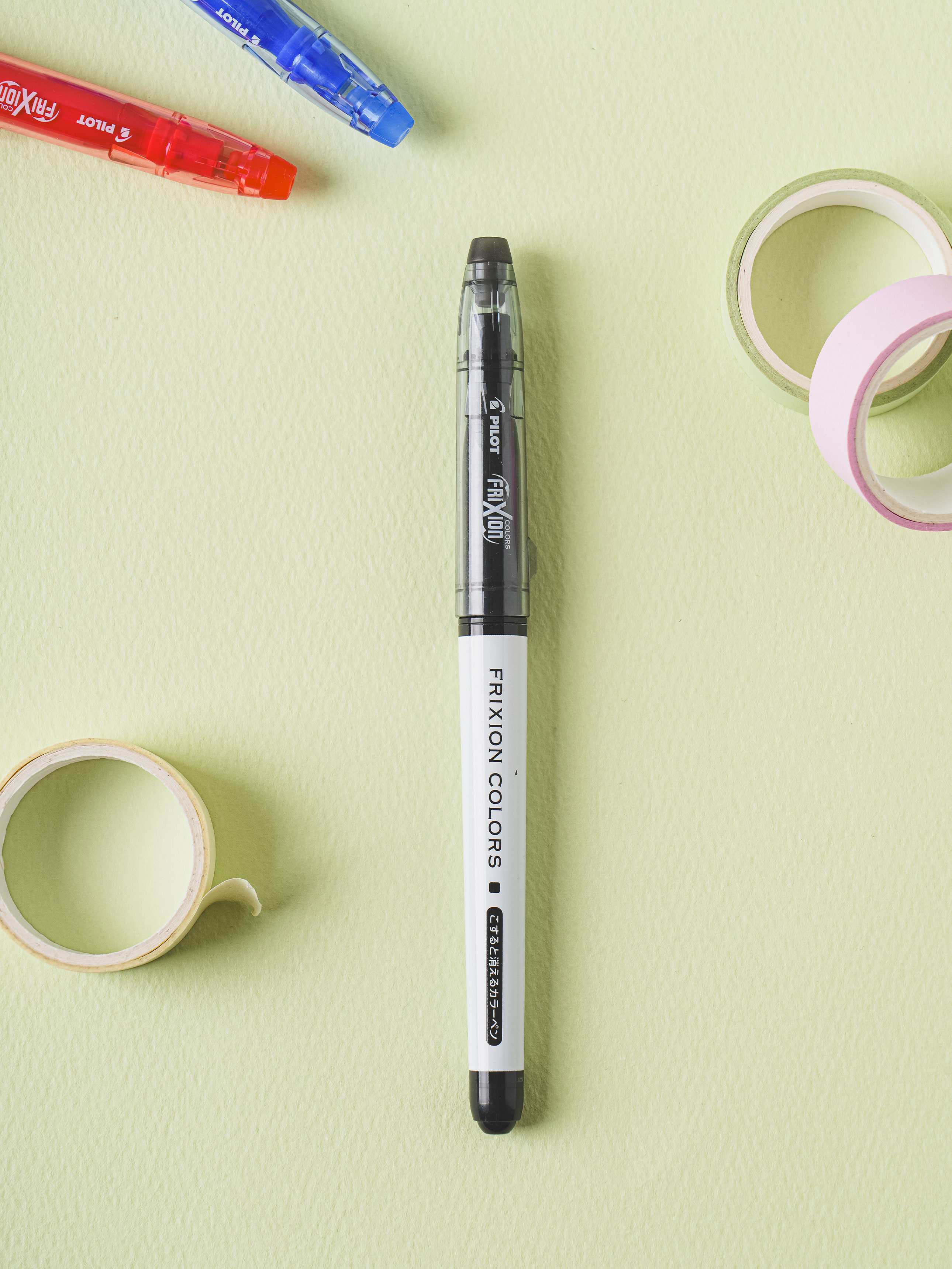Pilot Erasable Marking Pen Friction Colors Black