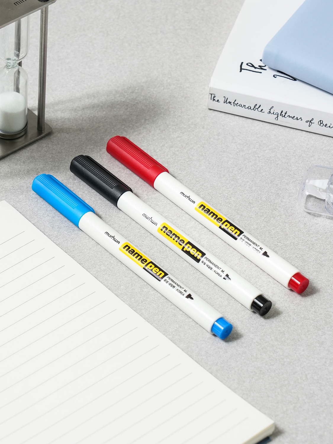 Culture name pen 0.8 mm mixed 3 pieces