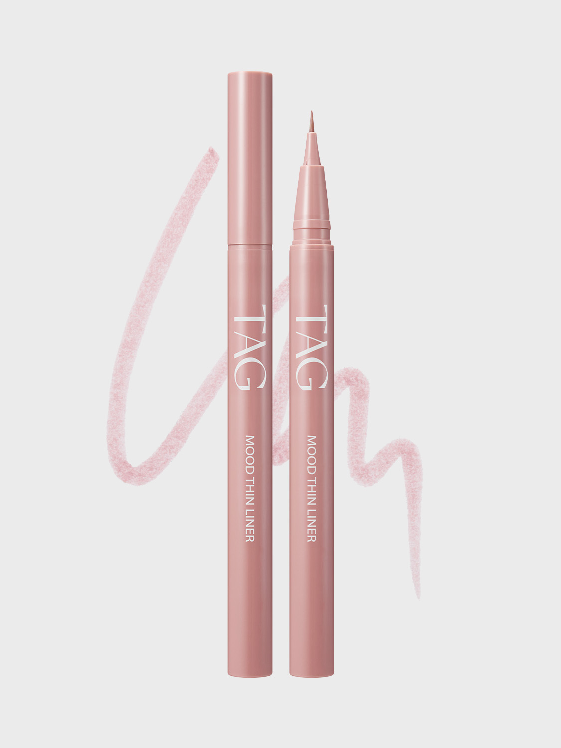 [No. 4 Ash Rose] Tag Mood Thin Liner