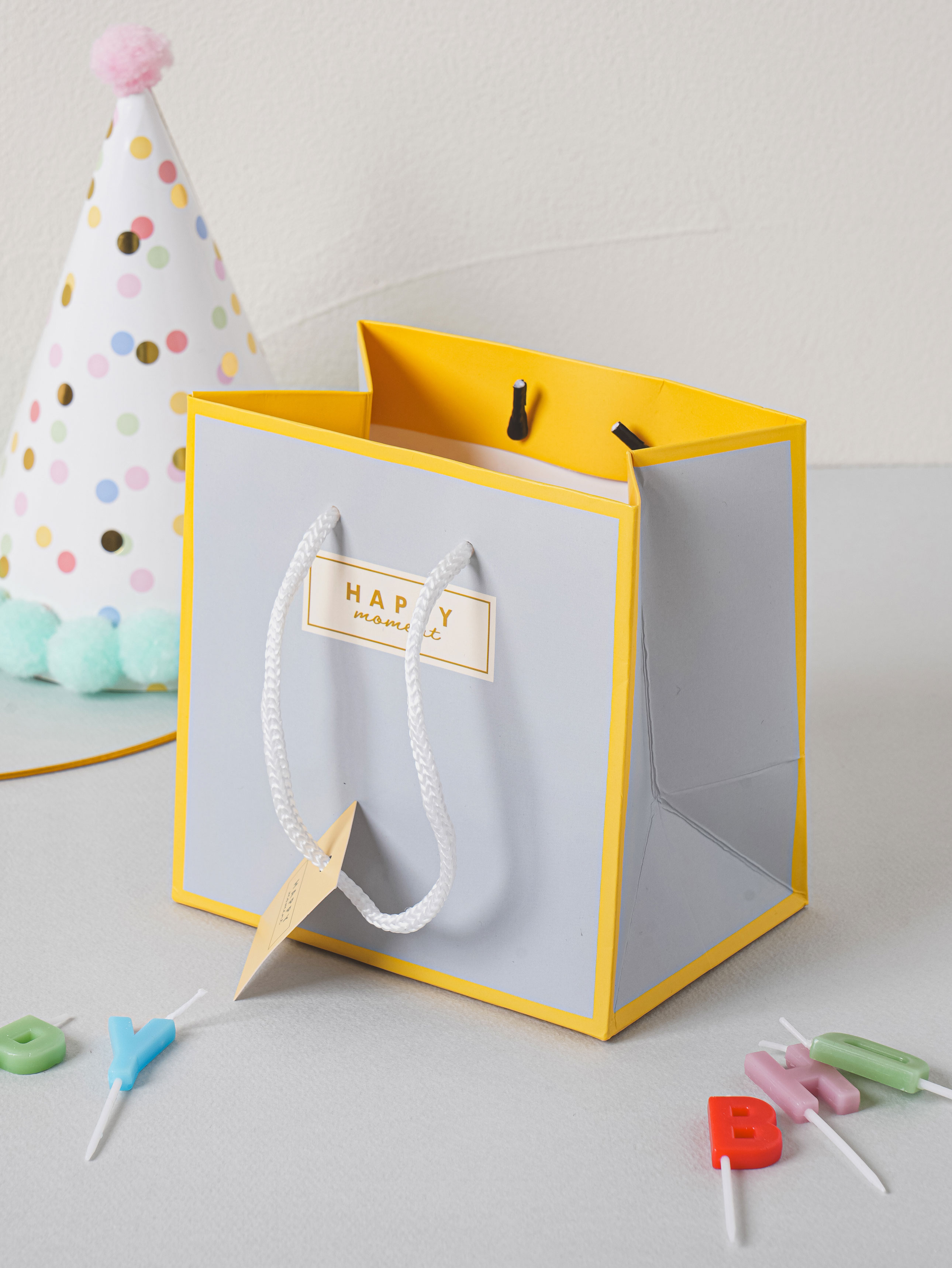 Happy Birthday Gift Bag Blue