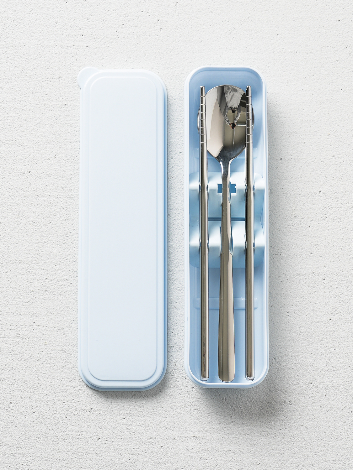 Stainless steel 304 low-noise portable cutlery set