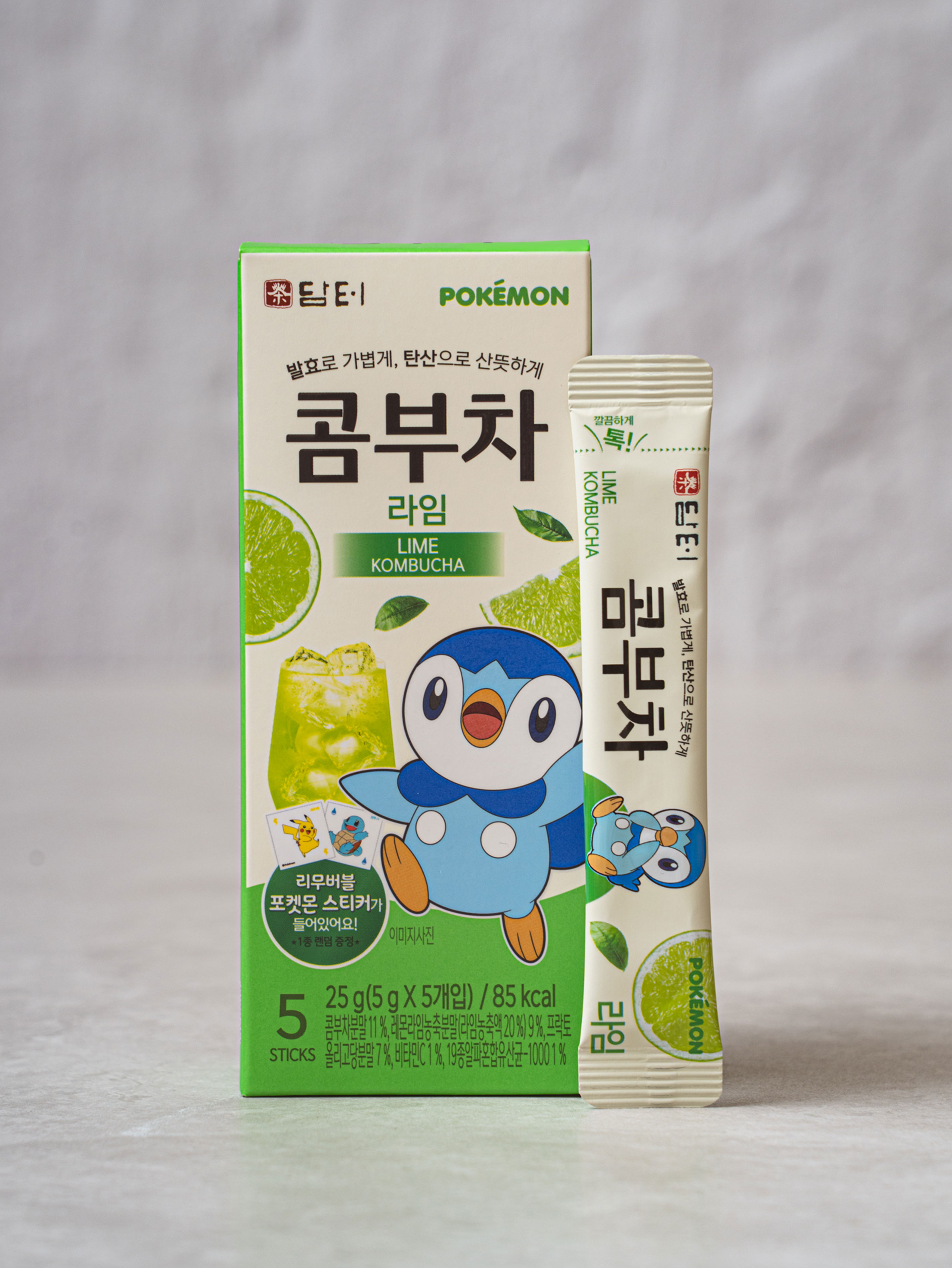 Damteo Pokemon Kombucha 5 Lime Packets