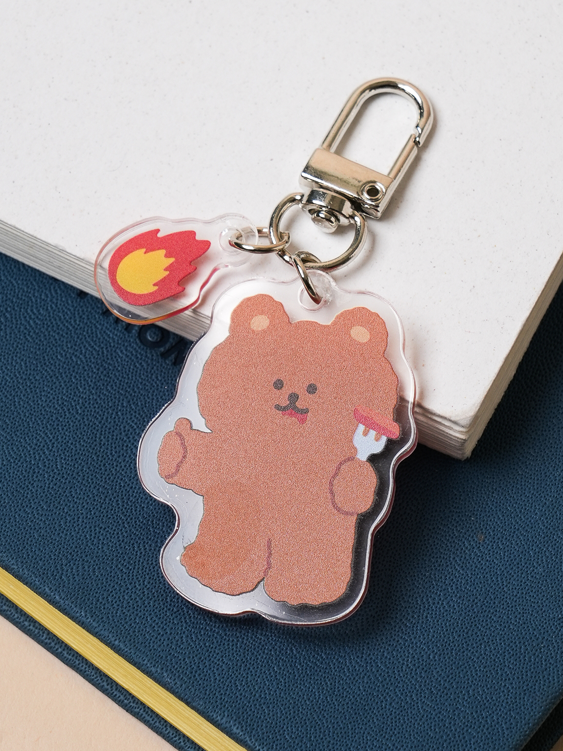 Snack Acrylic Keyring Tteokbokki