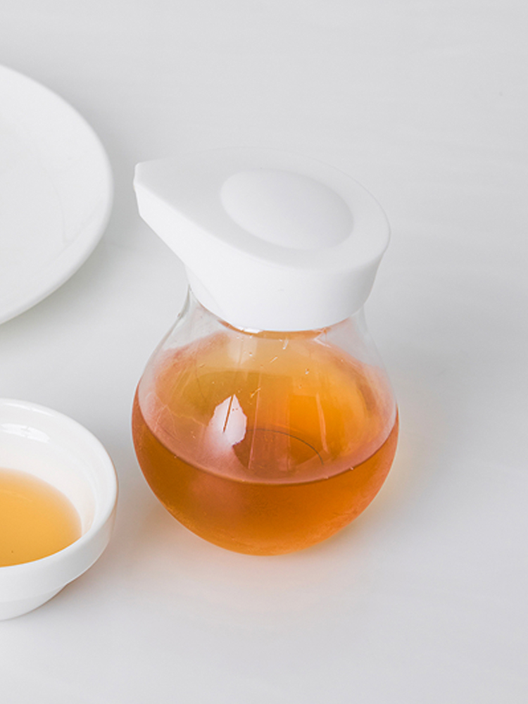 항아리 모양 푸쉬형 투명 양념통 140 ml