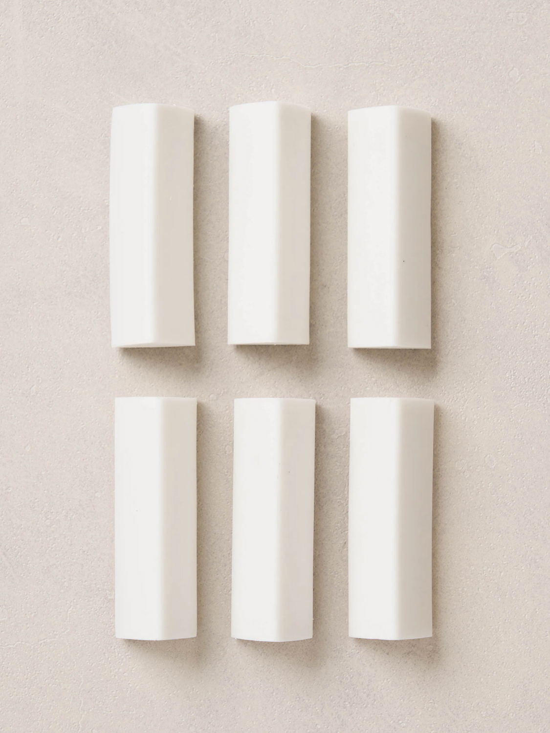 6 triangular erasers