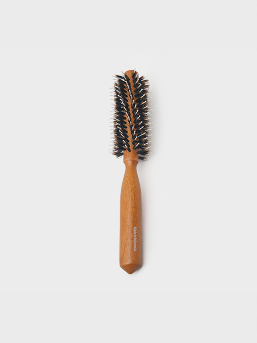 Wood diagonal roll brush