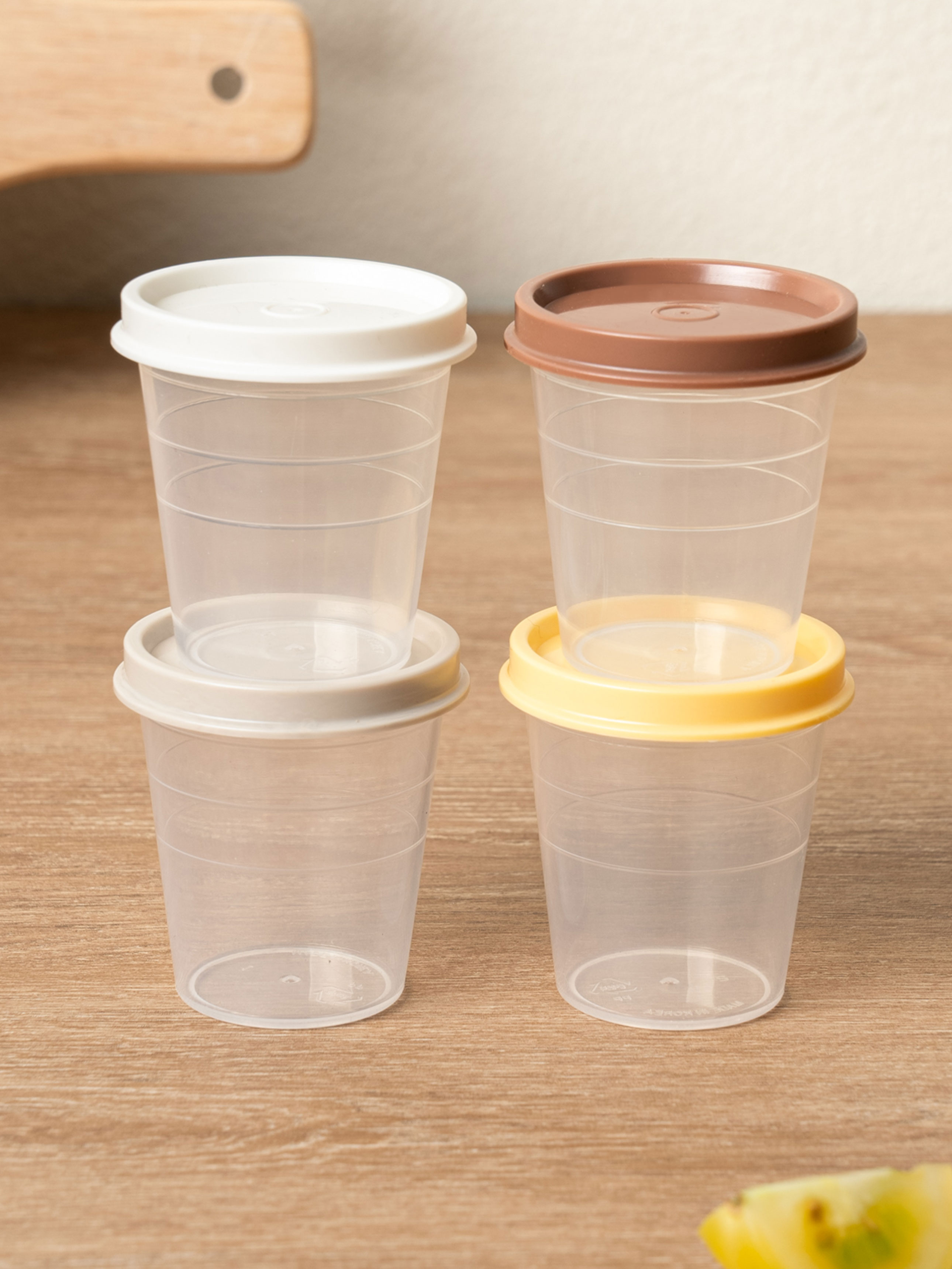 4 mini airtight containers