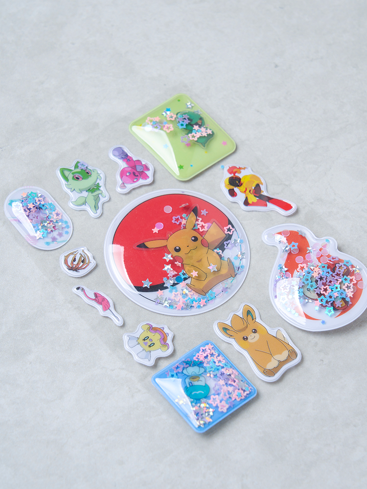 Pokemon Capsule Sticker Green
