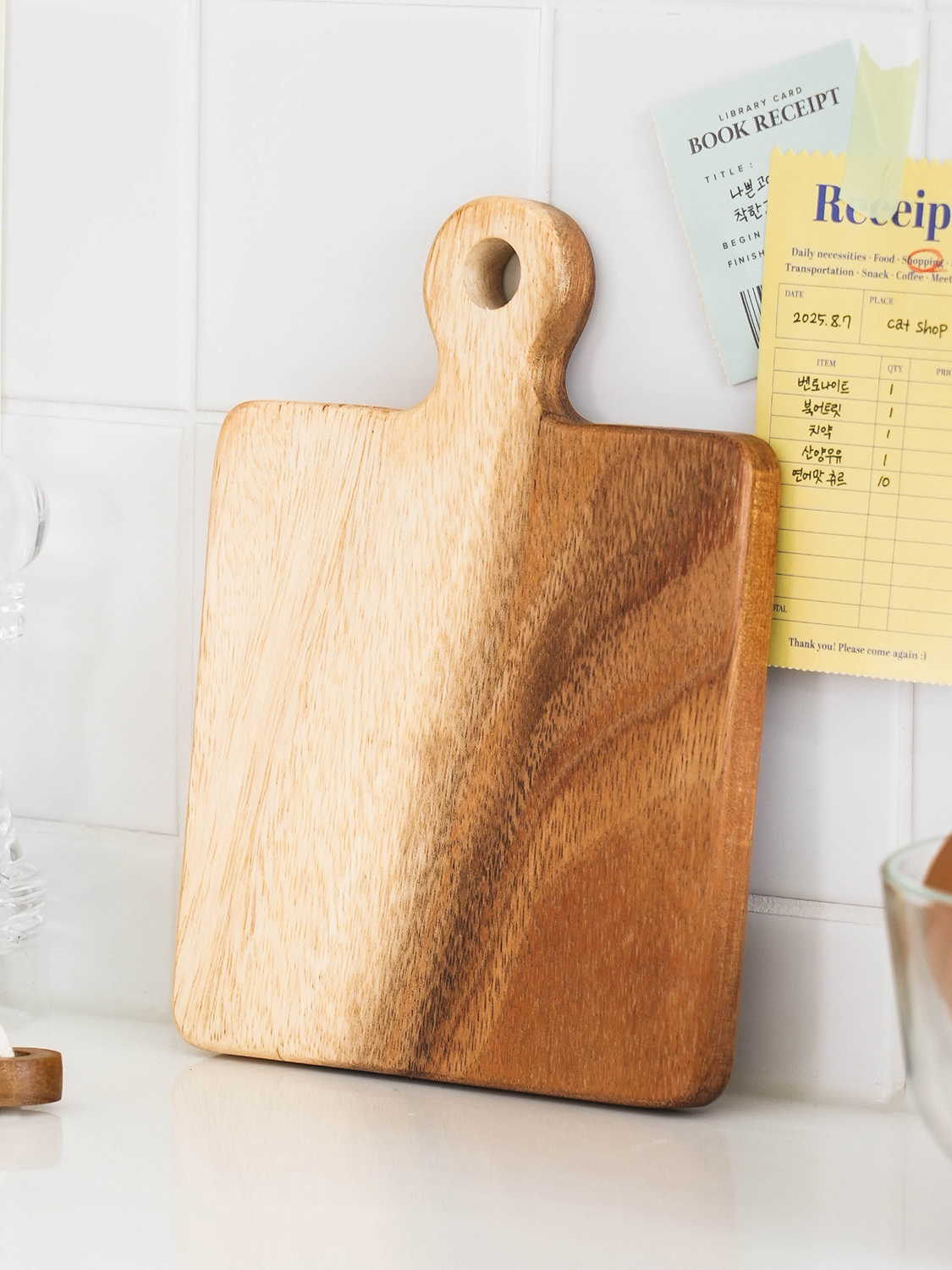 수아르 손잡이 사각 다용도 받침 20 X 15 cm
