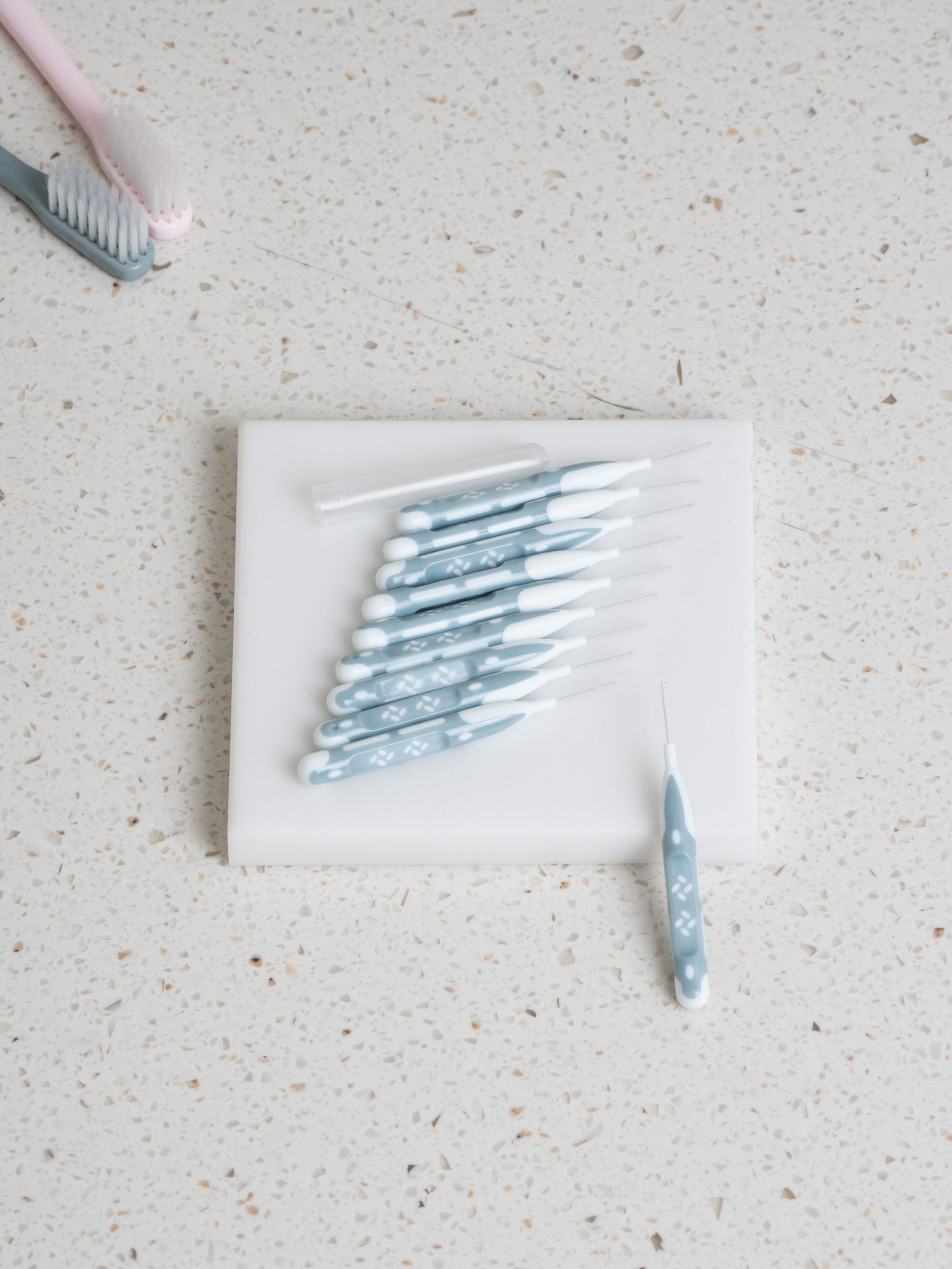 I-shaped two-tone interdental brush SSSS 10 pieces