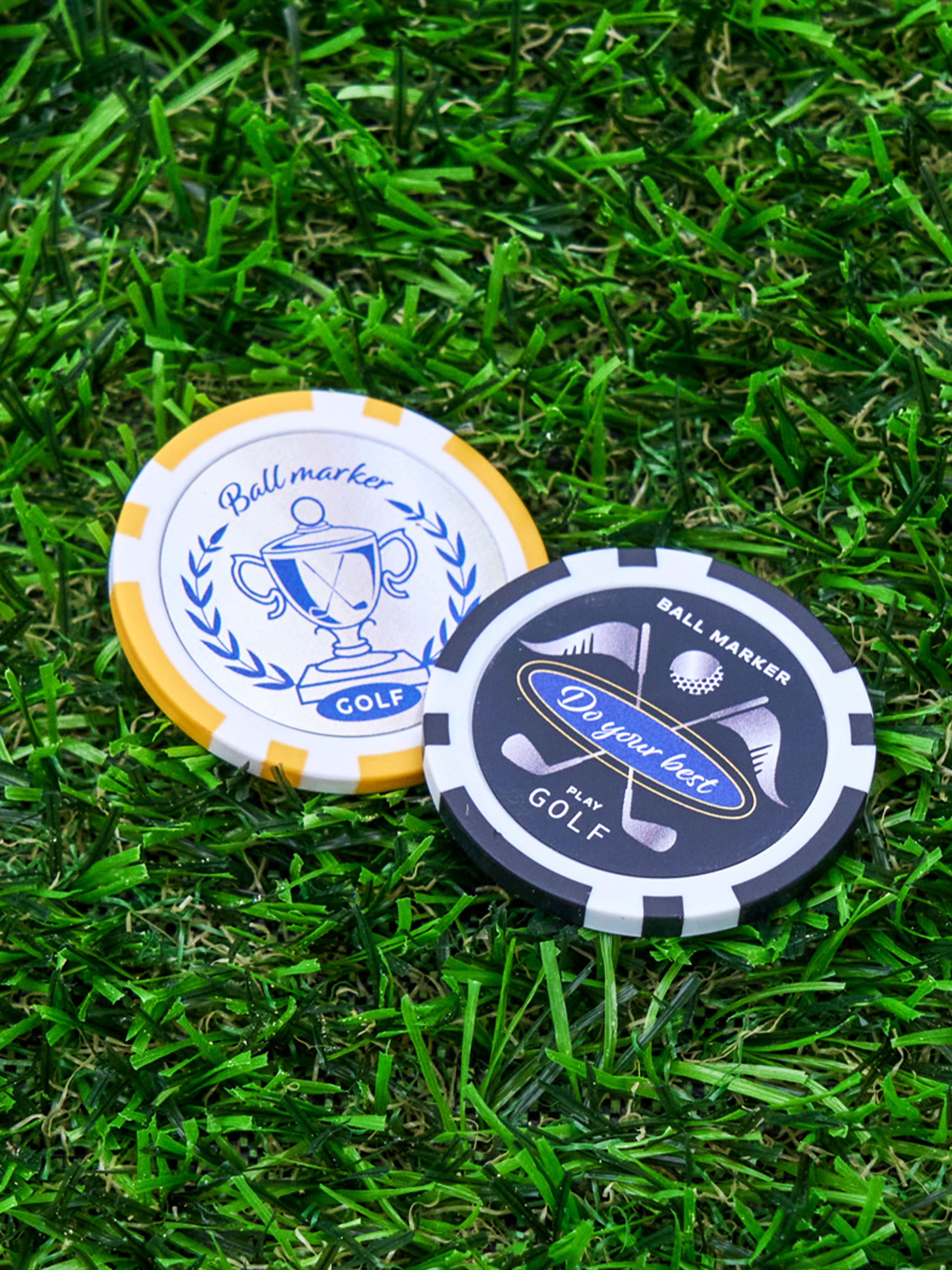 Golf Poker Chip Ball Marker 4 cm 2pcs