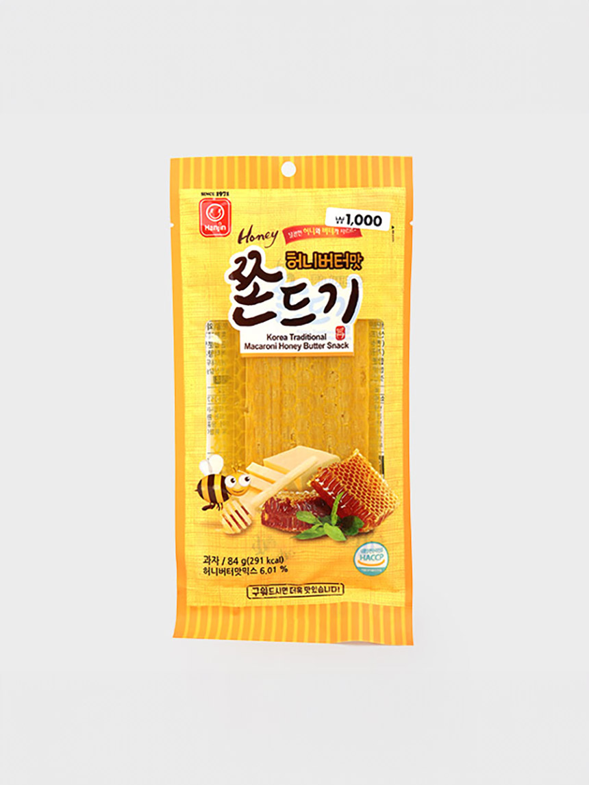 Honey Butter Flavored Jjondegi 84g