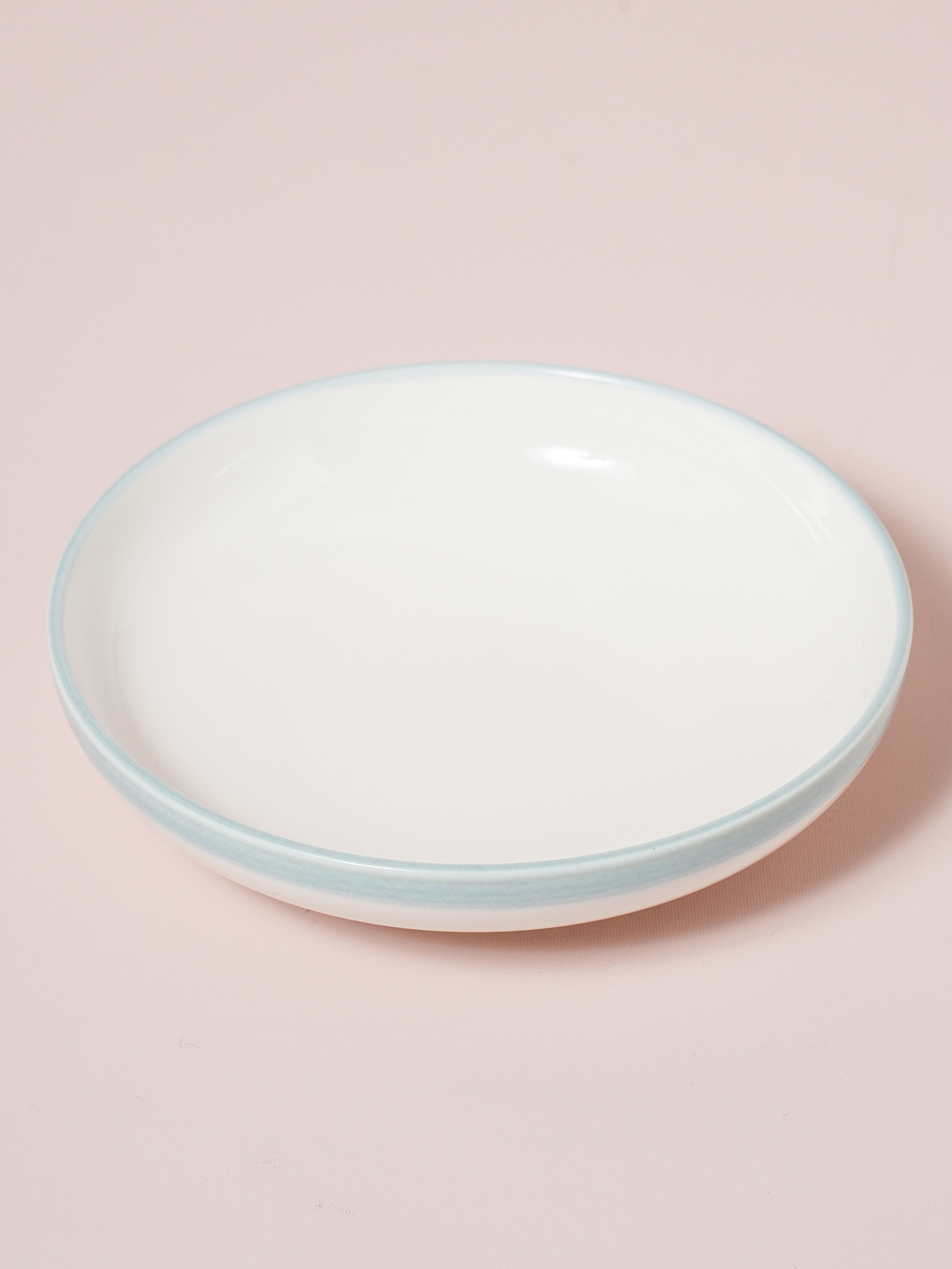 구부 컬러 테두리 라인 찬기 16 cm