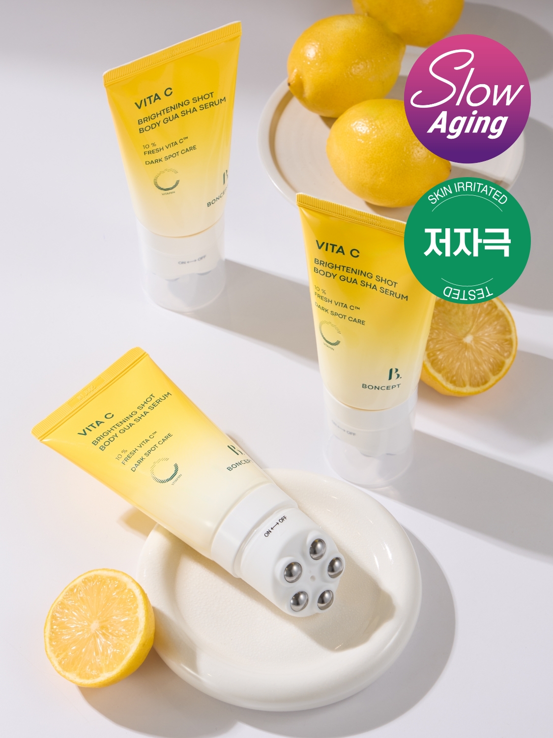 Boncep Vita C Whitening Shot Body Gua Sha Serum 100 ml