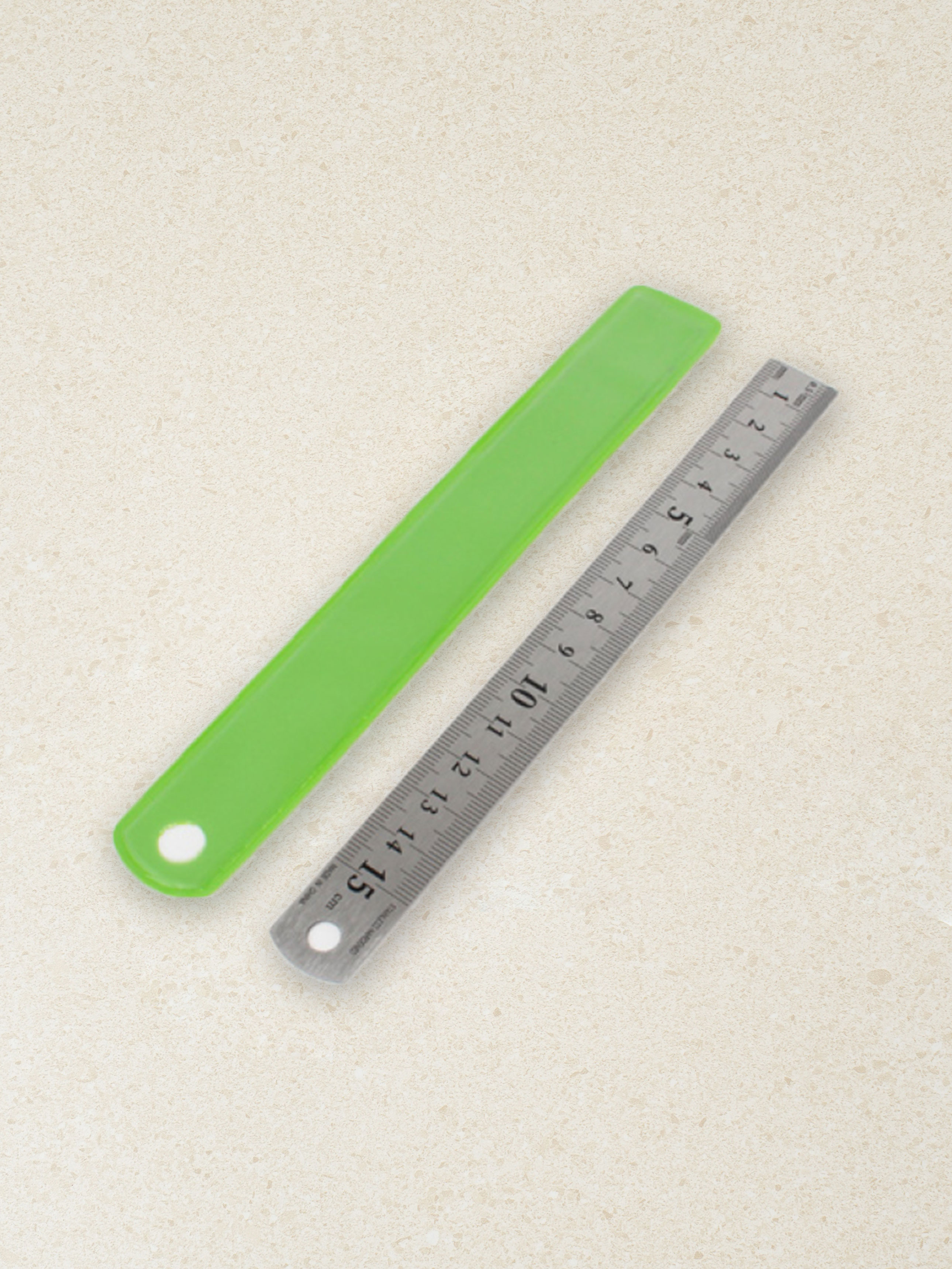 Stainless steel straightedge 15cm