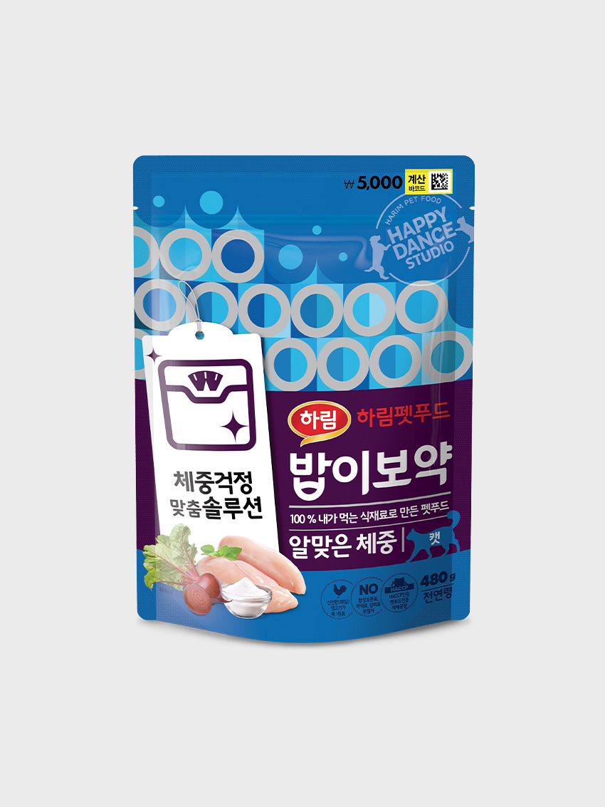 [펫] 하림 밥이보약 CAT 알맞은 체중 480 g
