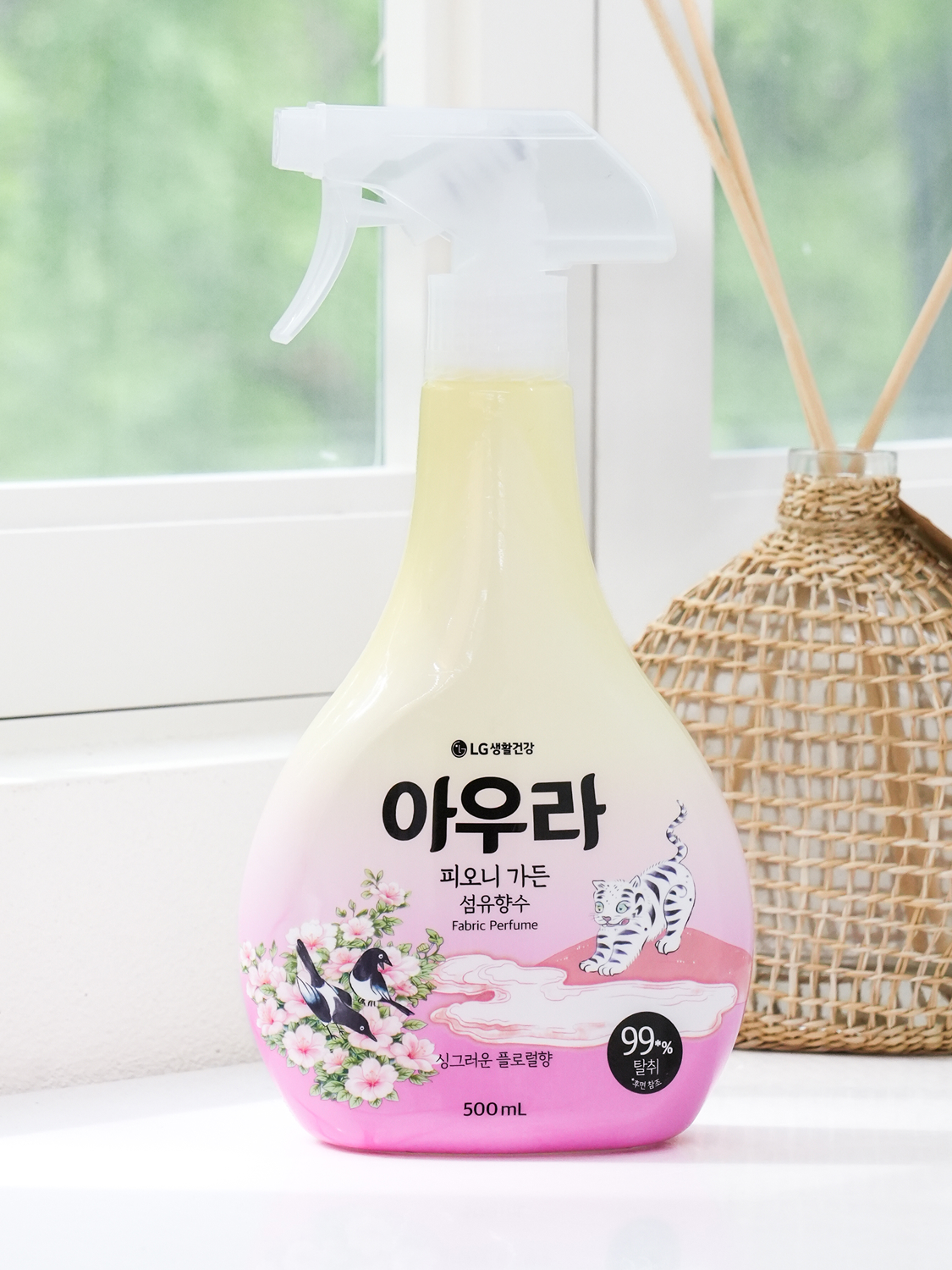 [Traditional Edition] Aura Fiber Deodorant 500 ml Peony Garden by LG Household & Health Care