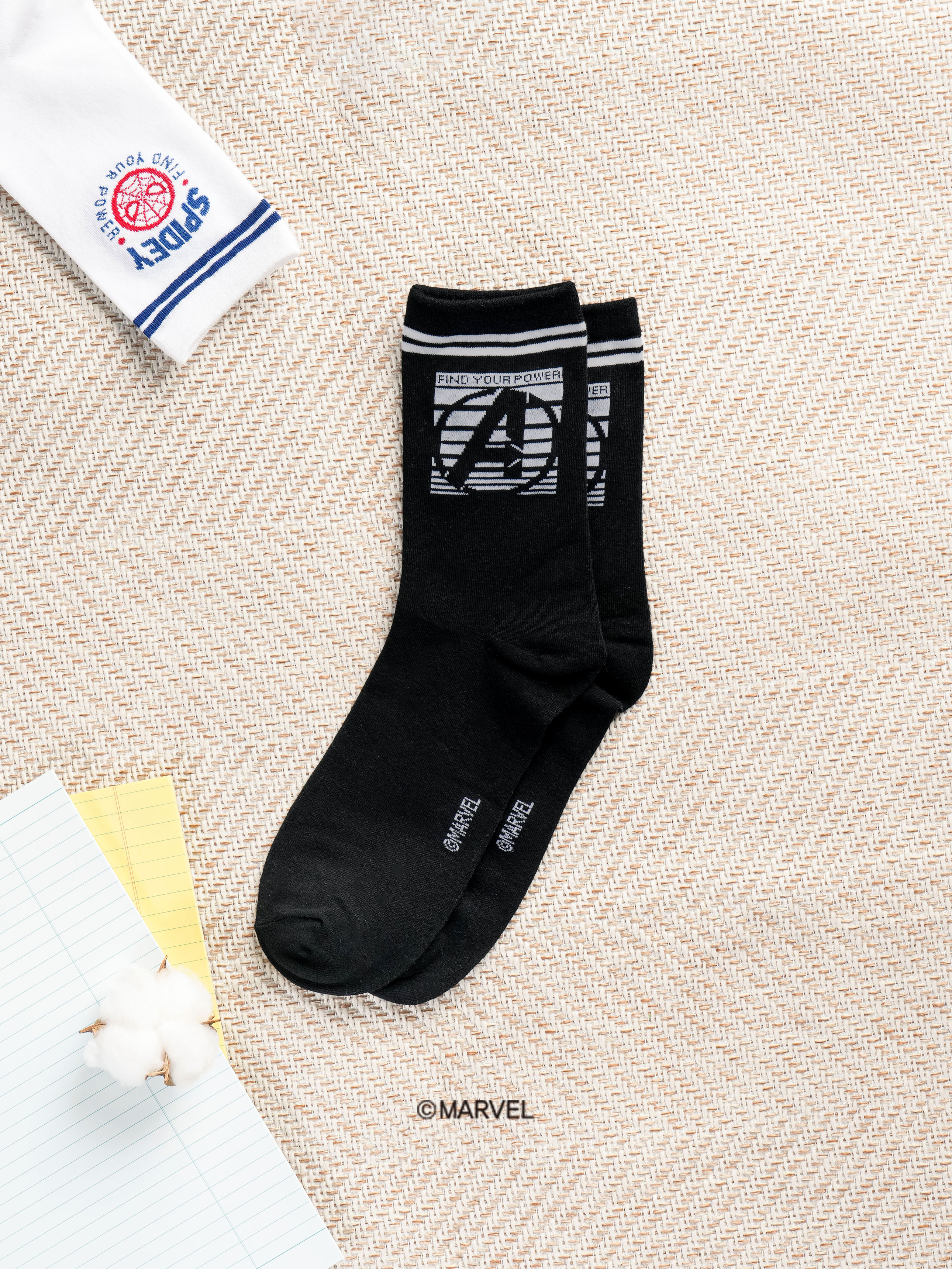 Marvel Character Men's Long Socks