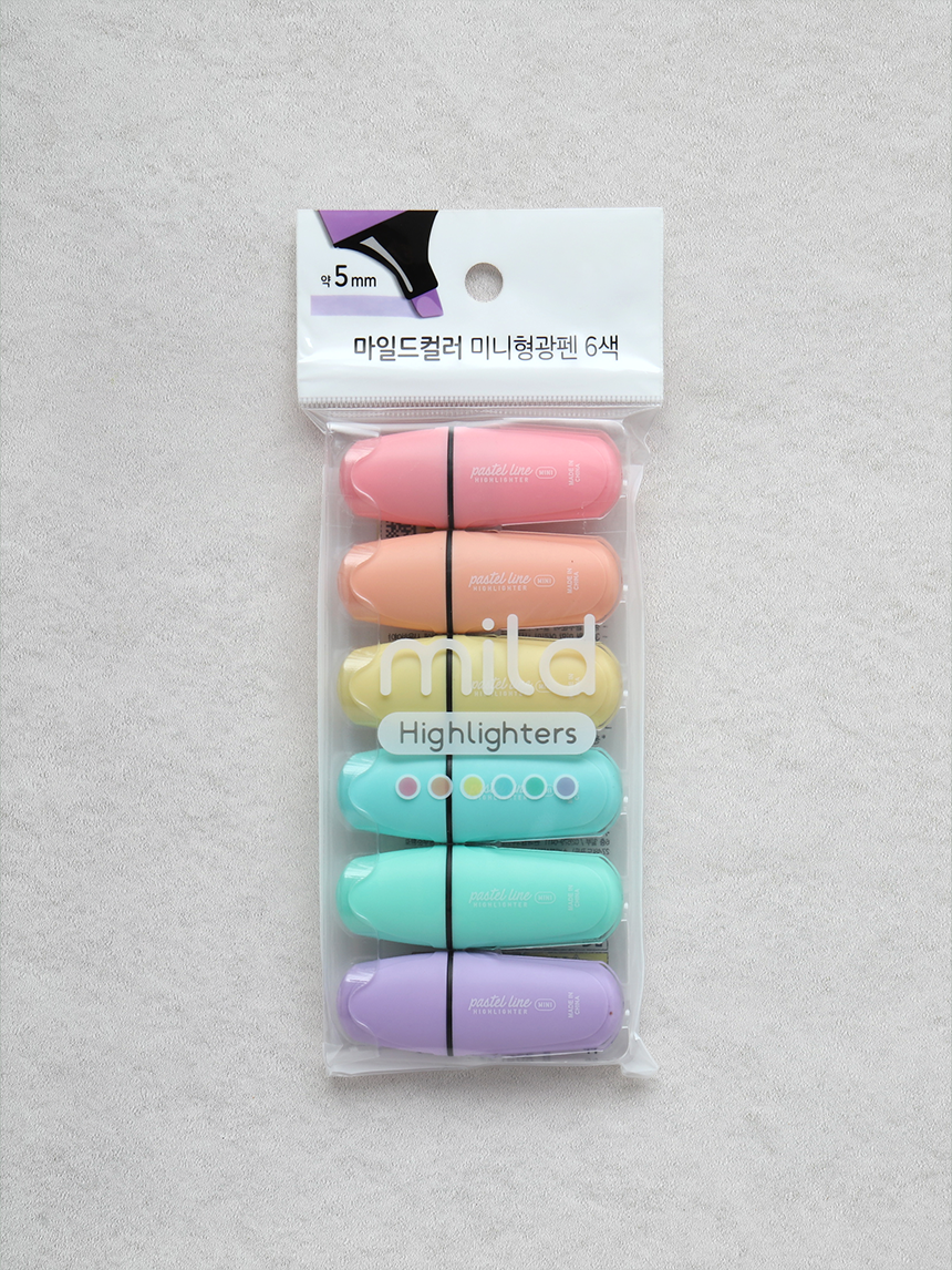 Mini highlighter 6 colors