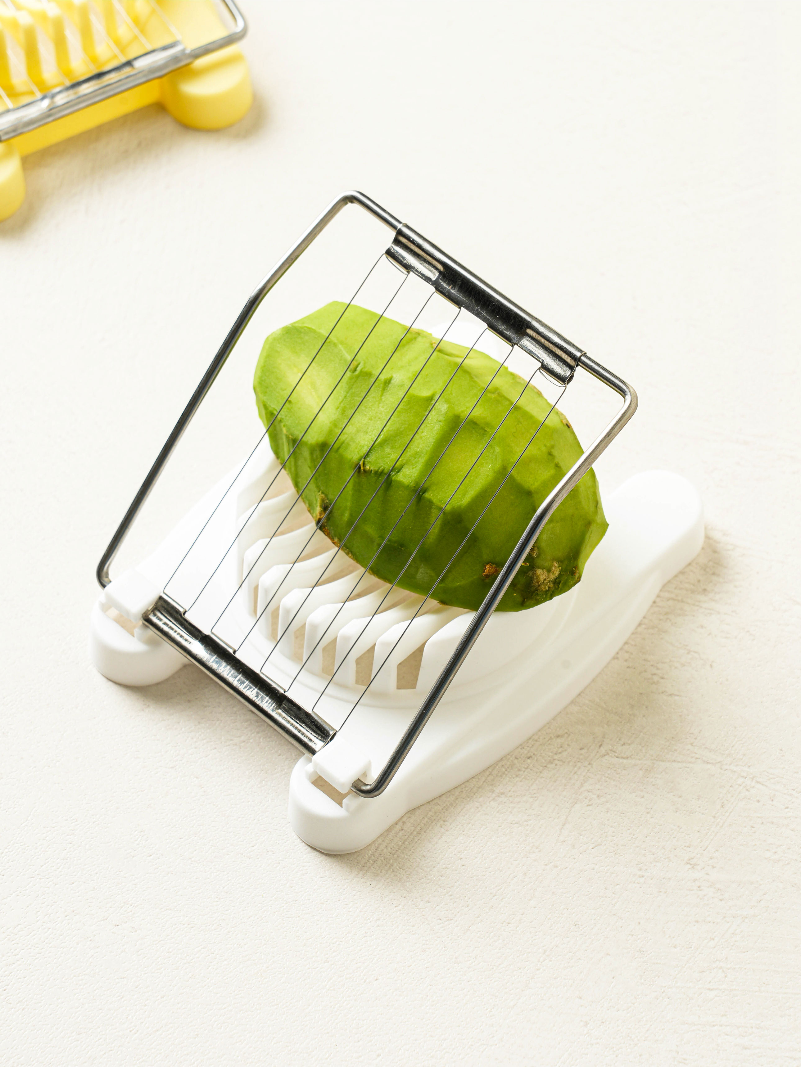 egg slicer white