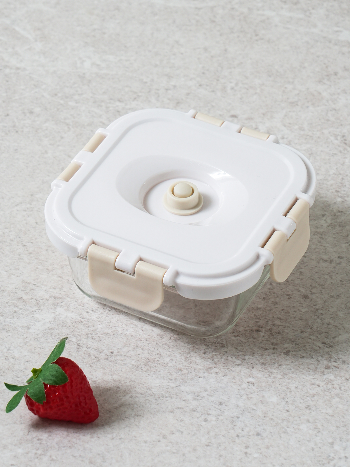 Square vacuum glass airtight cupboard 300 ml