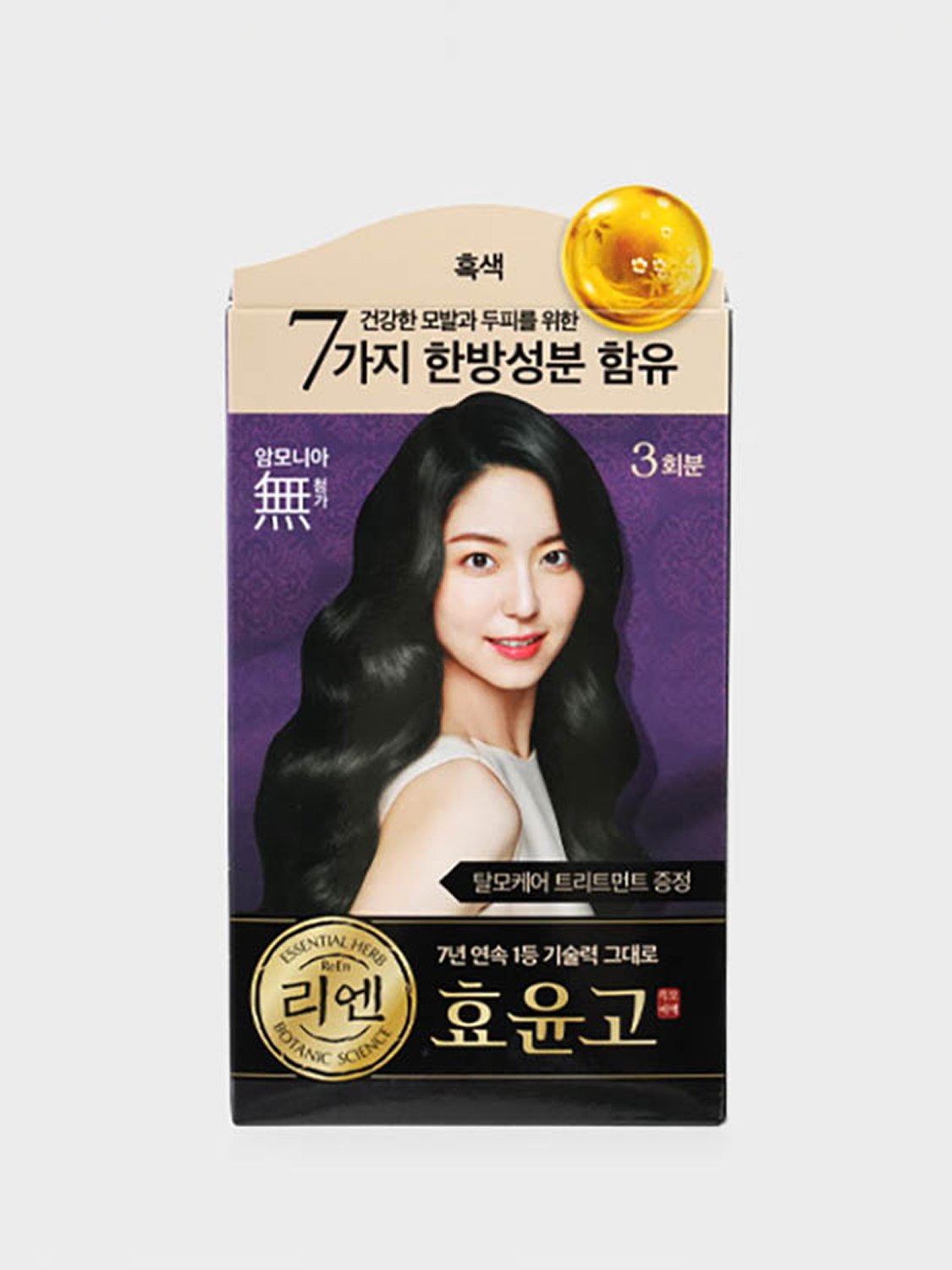Lien Black Hair Secret Hyoyungo Cream Dye (Black)