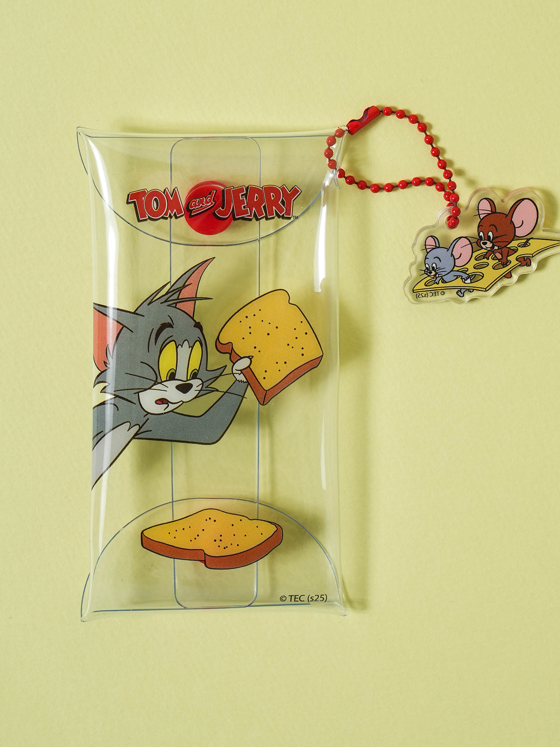 Tom and Jerry Snap Keyring Pouch Tom